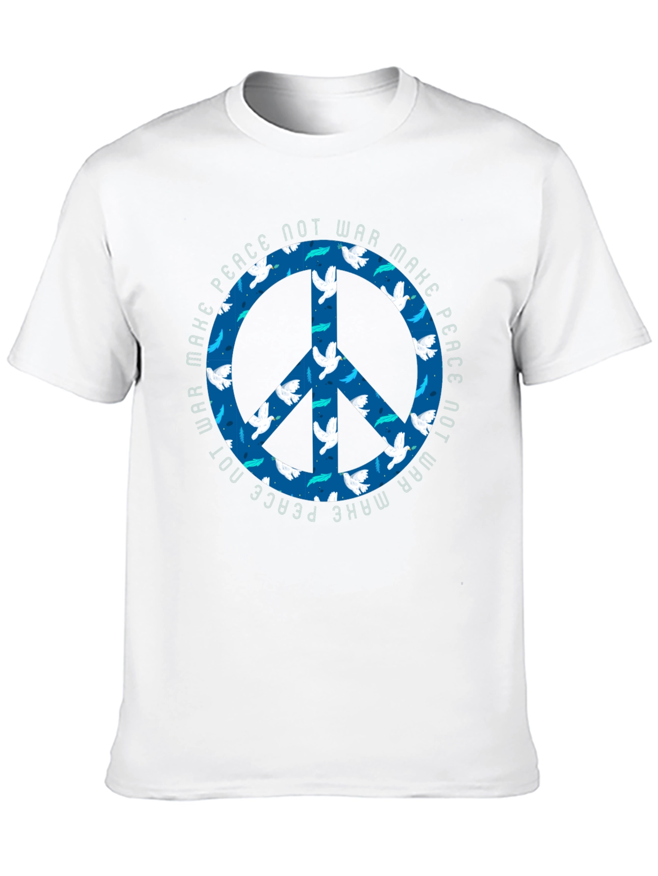 Peace Not War Dove Graphic T-Shirt
