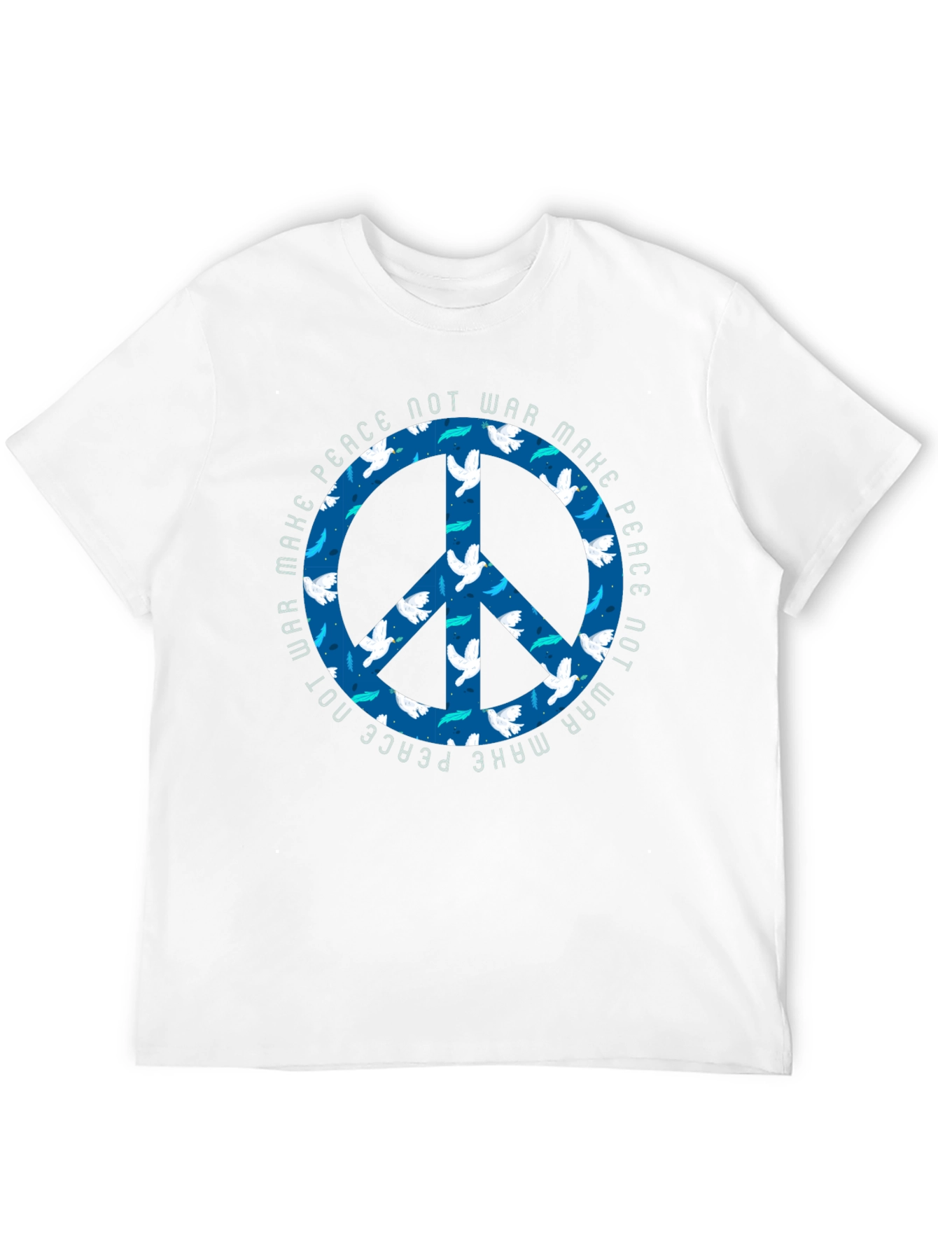 Peace Not War Dove Graphic T-Shirt