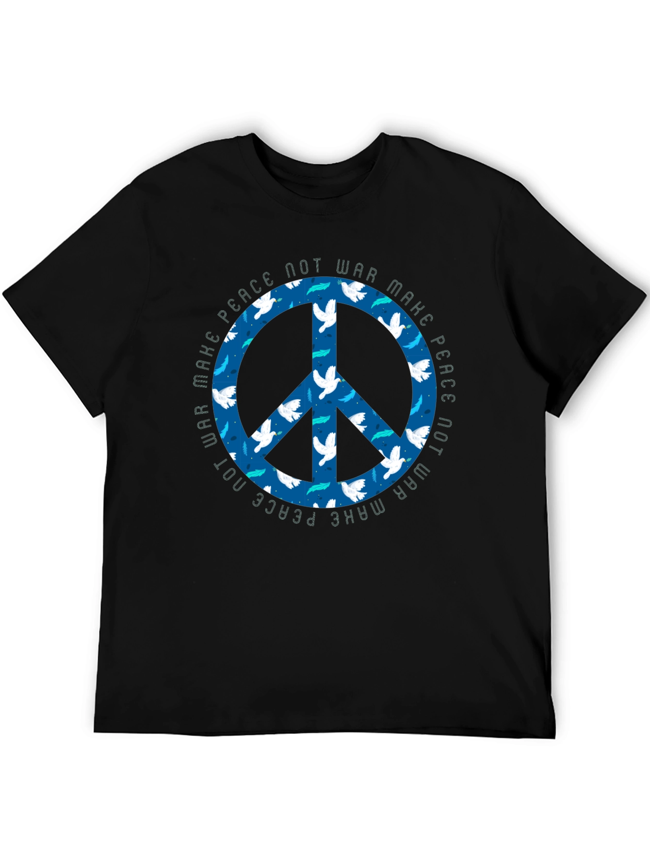 Peace Not War Dove Graphic T-Shirt