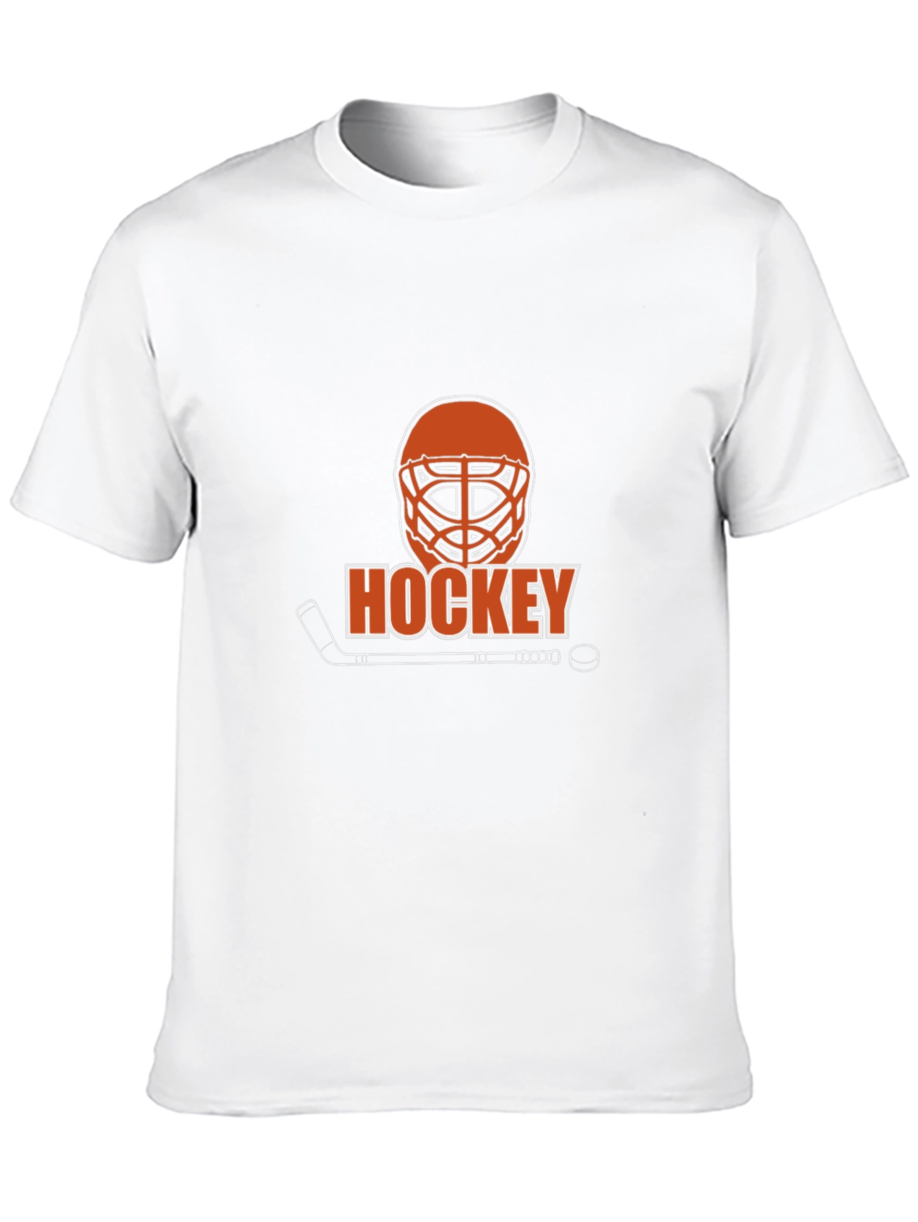 Hockey Graphic T-Shirt - Black Cotton Tee