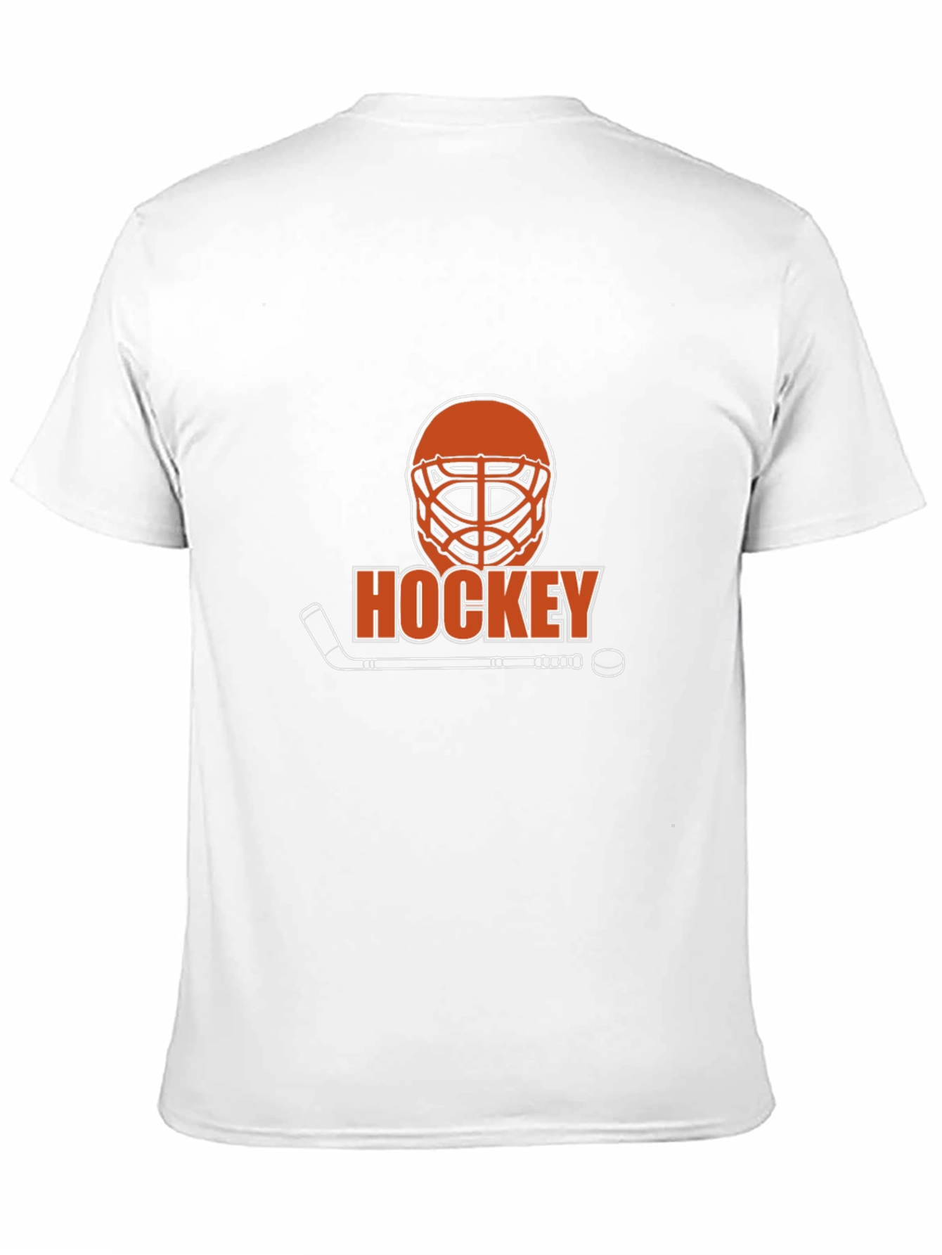 Hockey Graphic T-Shirt - Black Cotton Tee