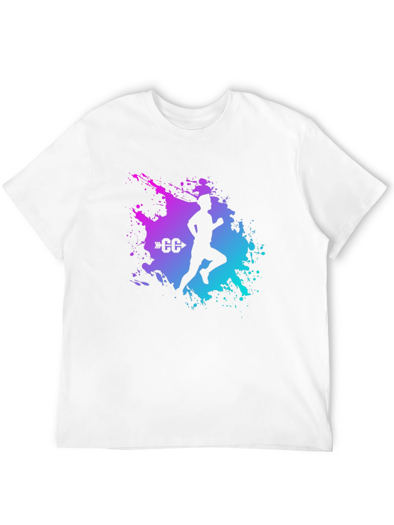 Cross Country Runner Graphic T-Shirt - Sporty Tee