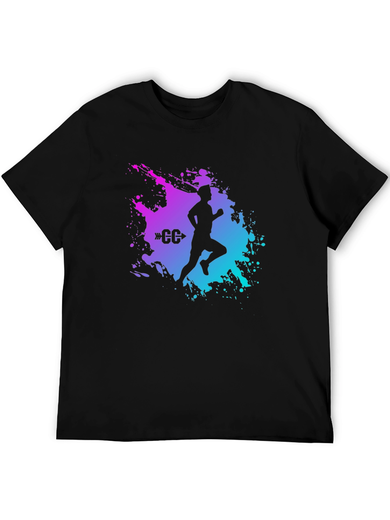 Cross Country Runner Graphic T-Shirt - Sporty Tee