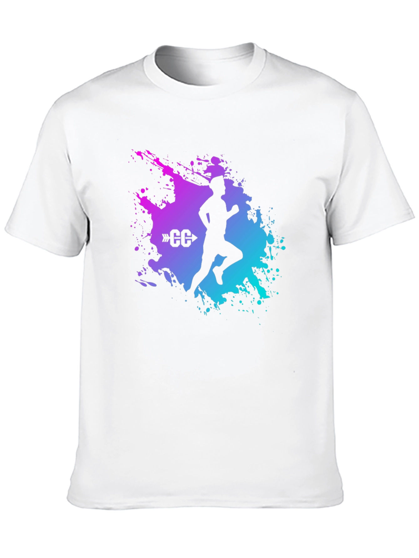 Cross Country Runner Graphic T-Shirt - Sporty Tee