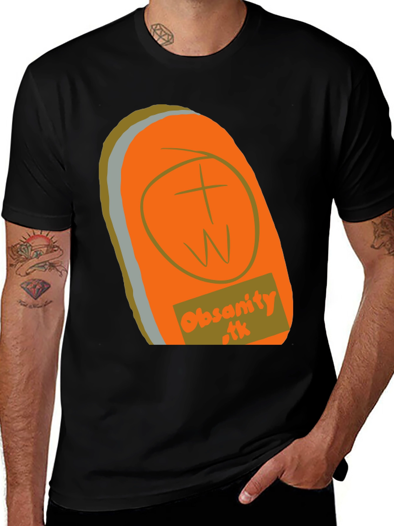 Obscenity T-Shirt Black Graphic Tee