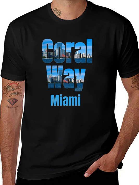 Coral Way Miami Graphic T-Shirt