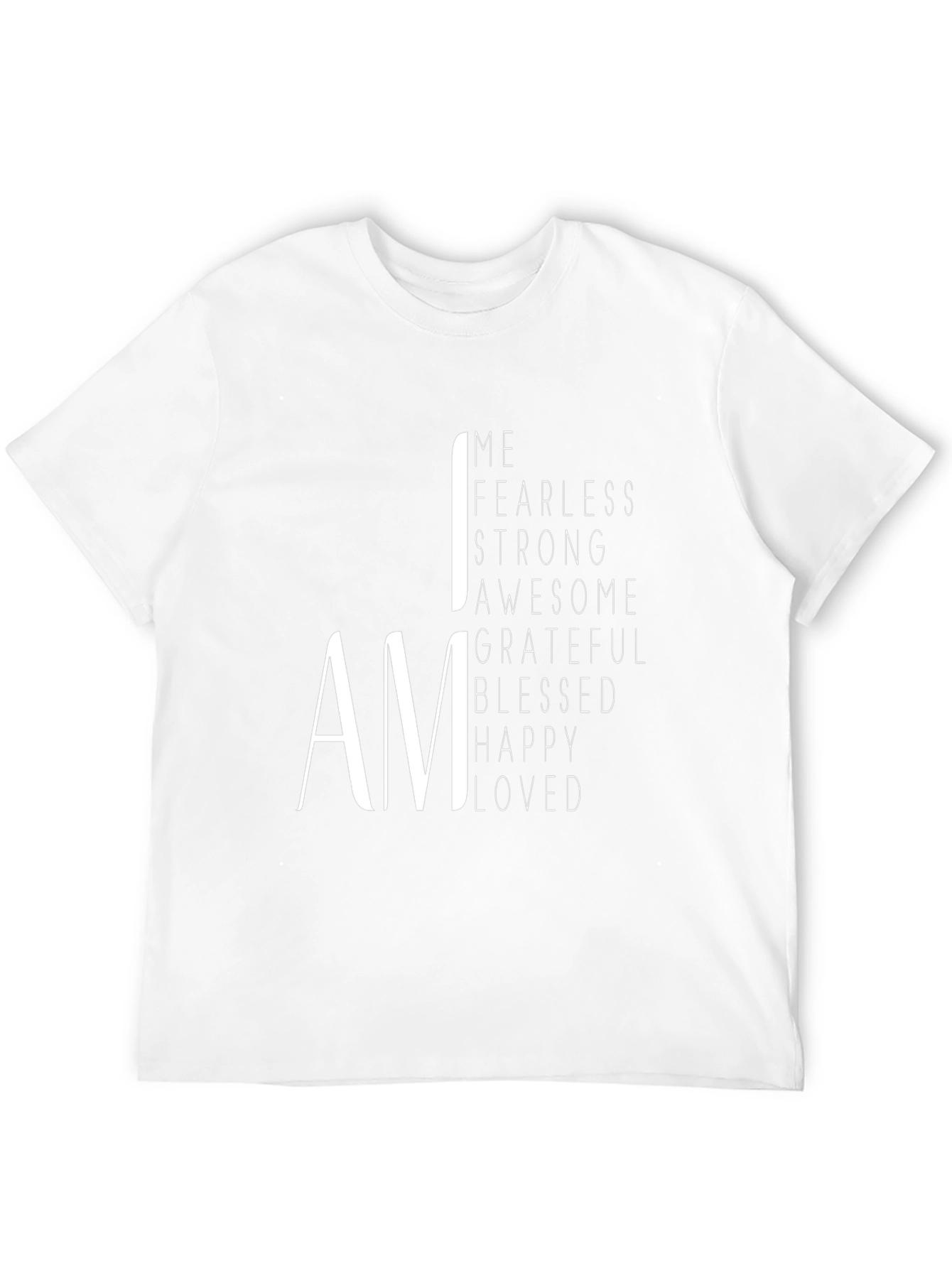 I AM Positive Affirmation Black T-Shirt