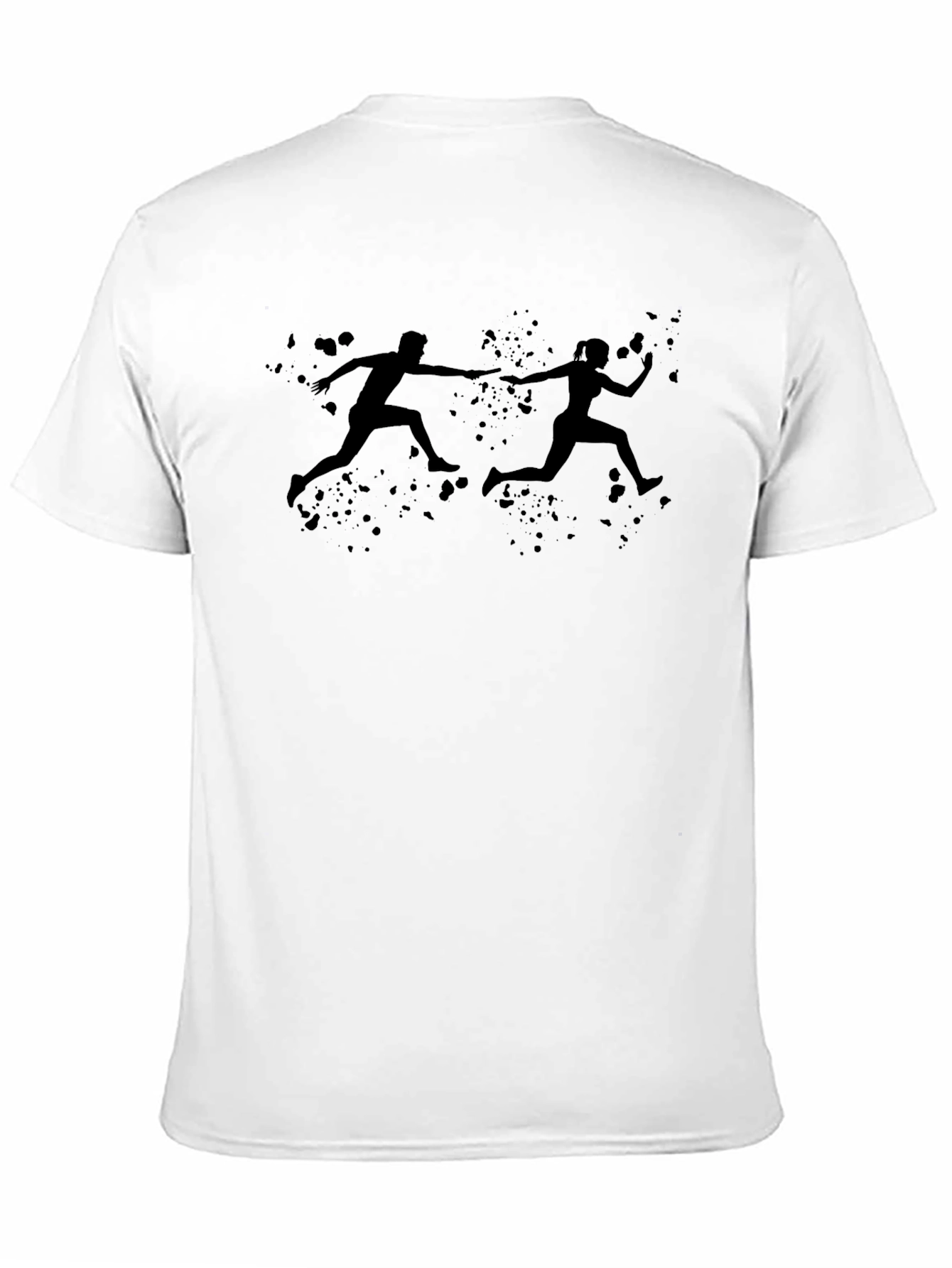 Running Relay Team Black T-Shirt