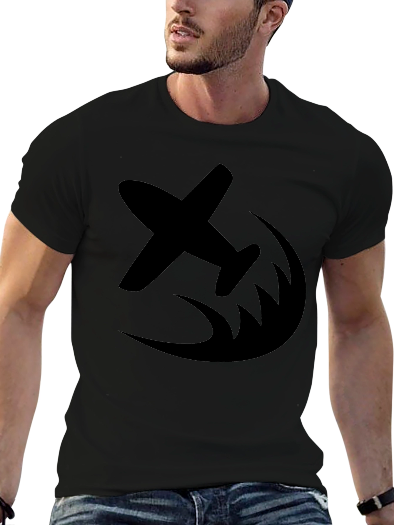 Airplane Graphic Tee - Fly High in Style