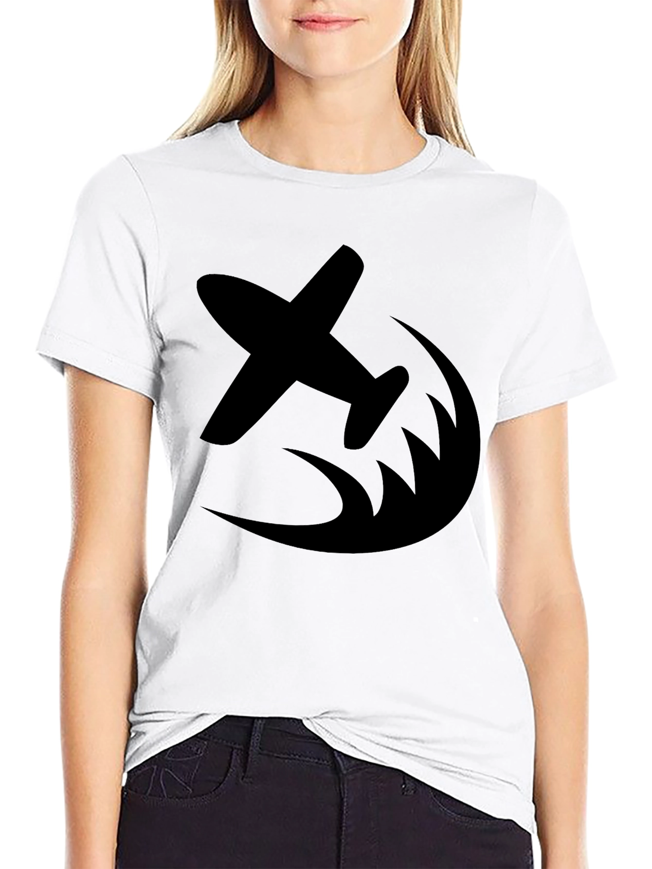 Airplane Graphic Tee - Fly High in Style
