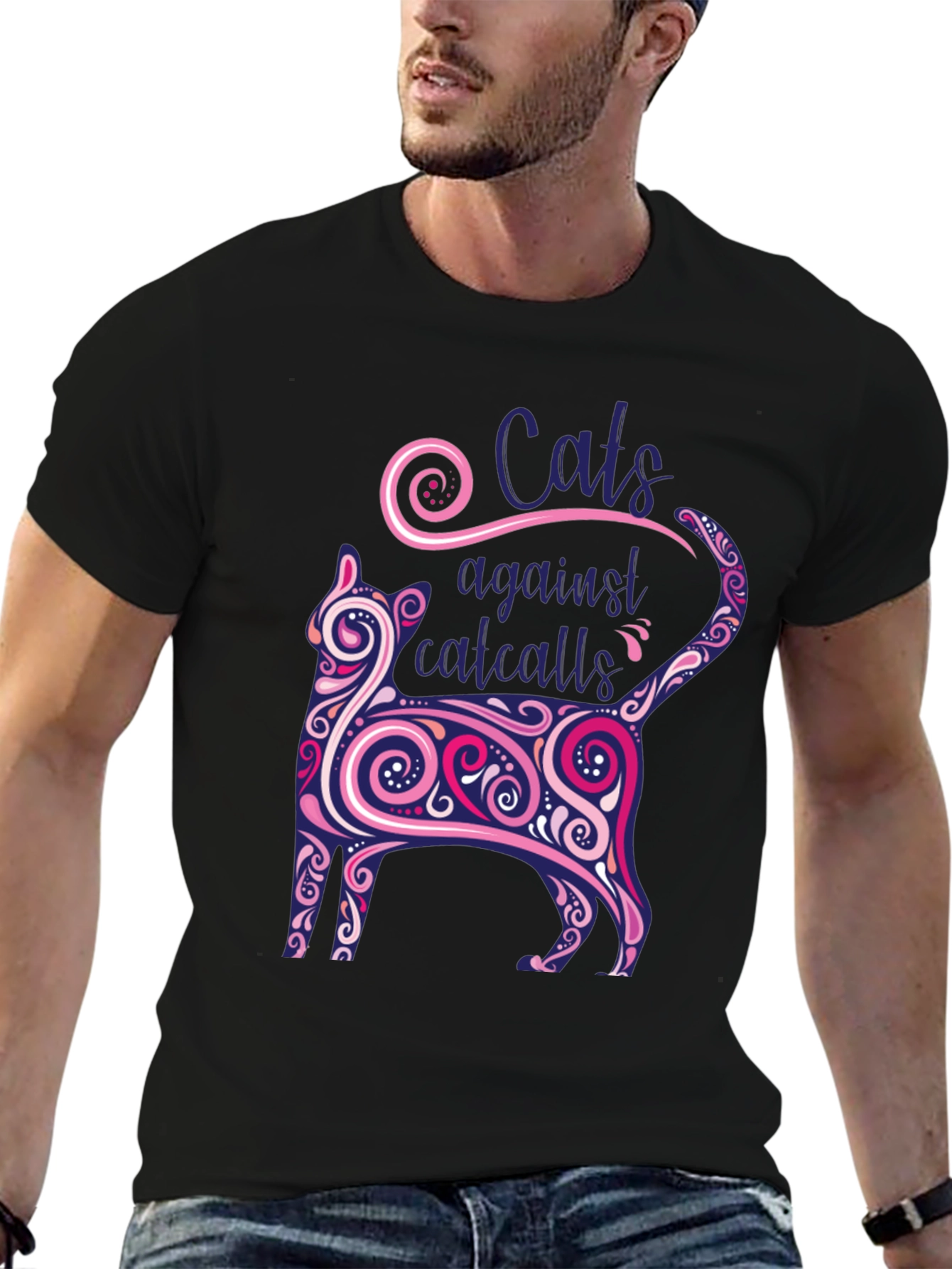 Cats Against Catcalls Graphic Tee