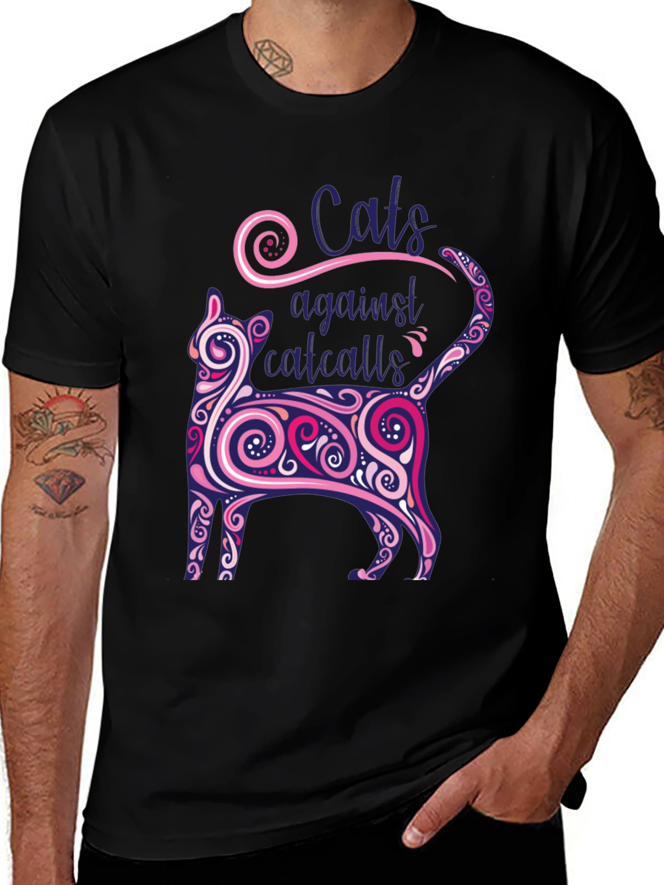 Cats Against Catcalls Graphic Tee