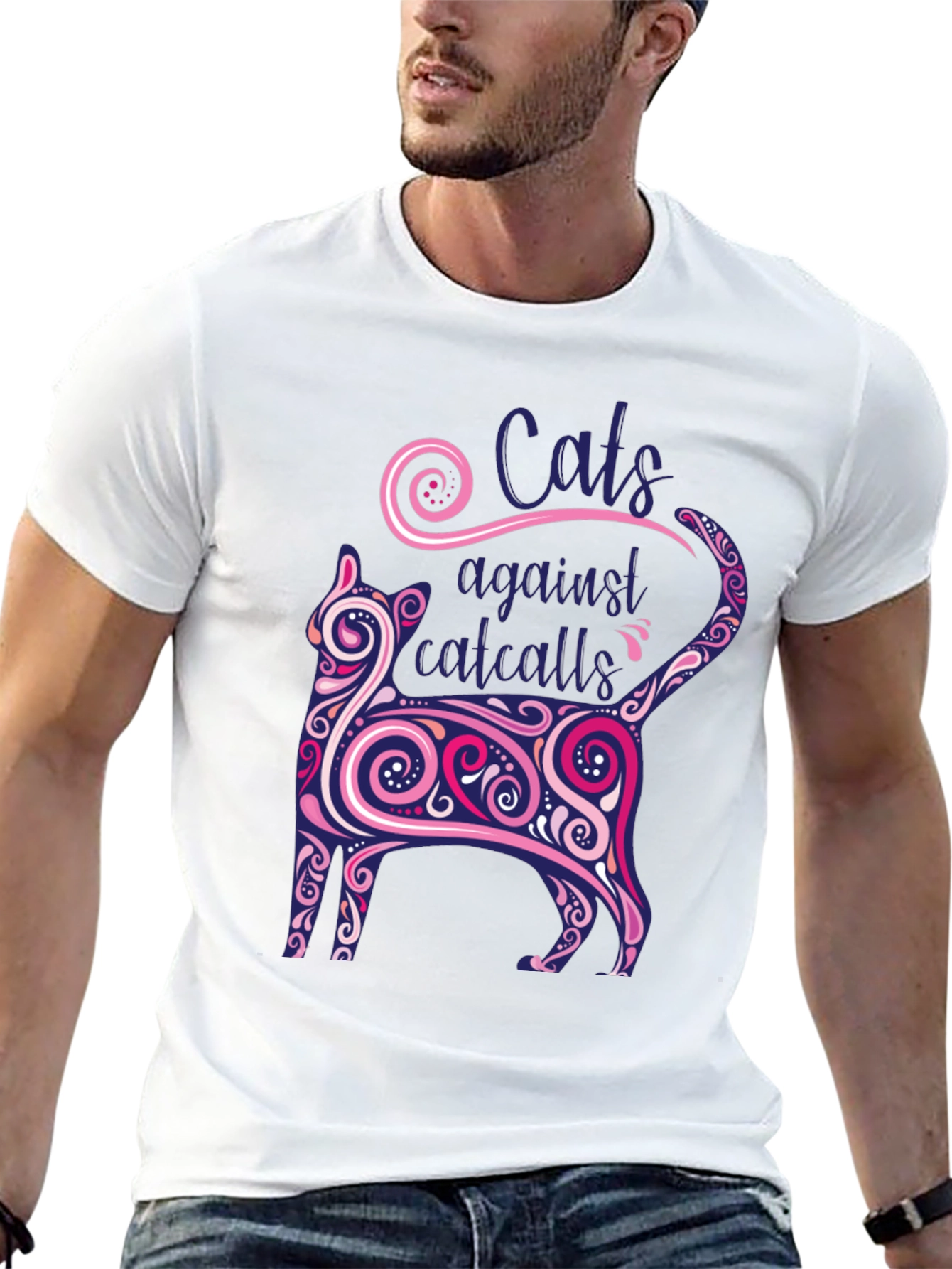 Cats Against Catcalls Graphic Tee