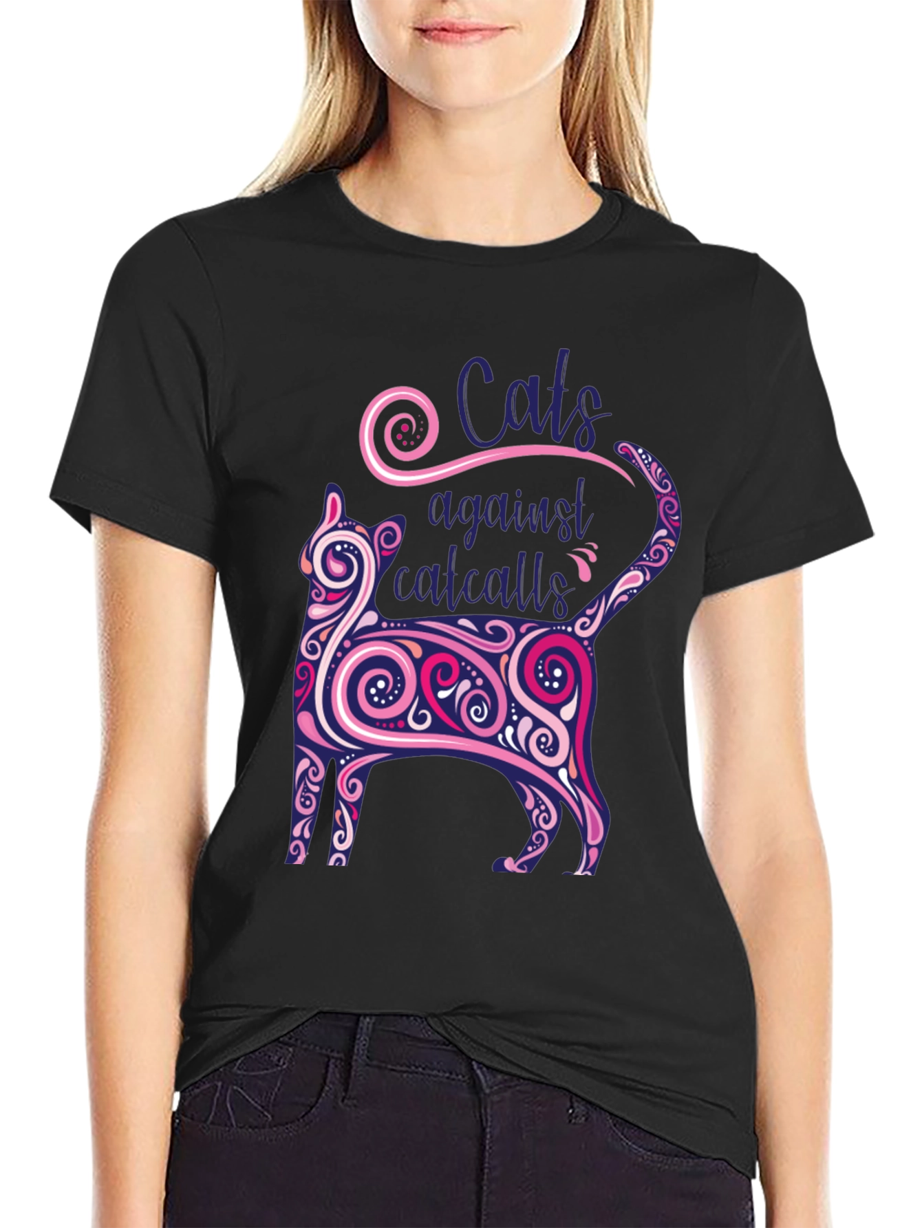 Cats Against Catcalls Graphic Tee