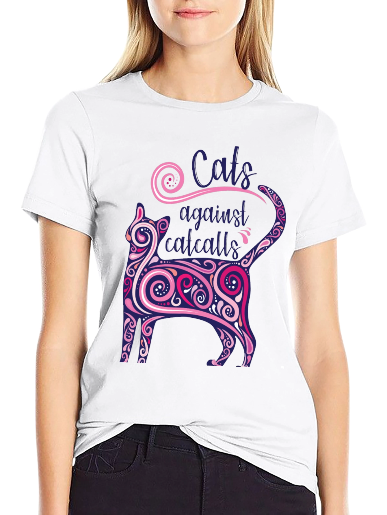 Cats Against Catcalls Graphic Tee