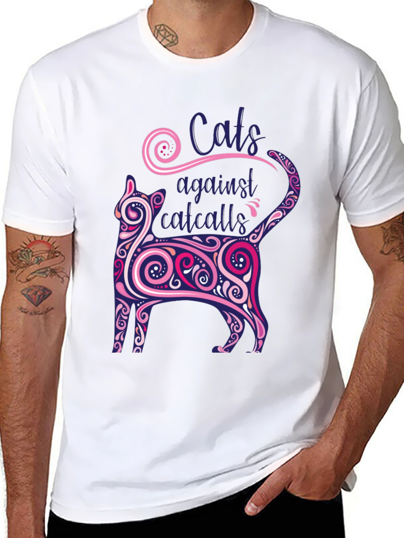 Cats Against Catcalls Graphic Tee