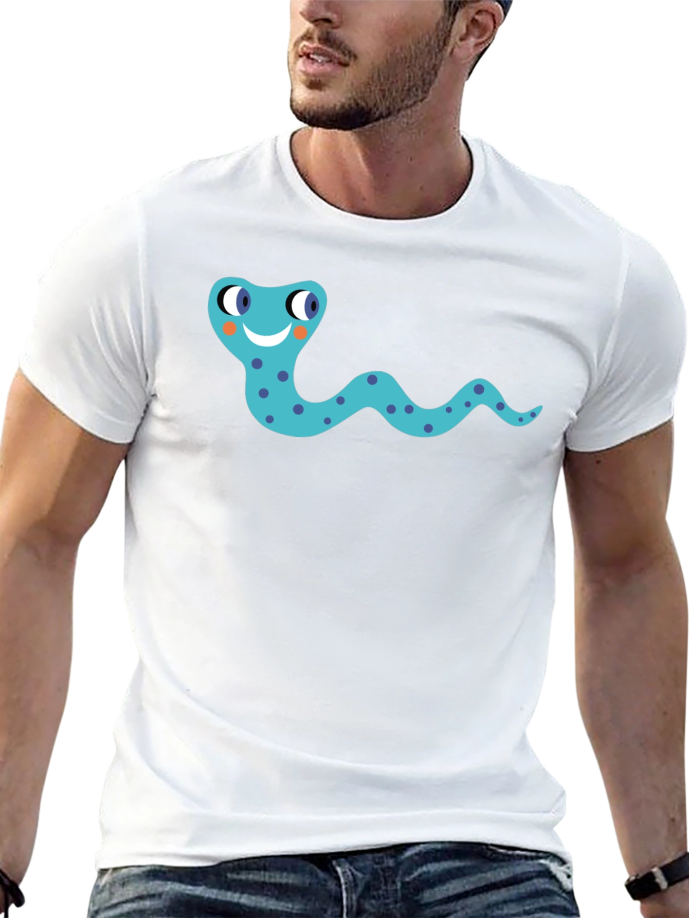 Snake Graphic Black T-Shirt