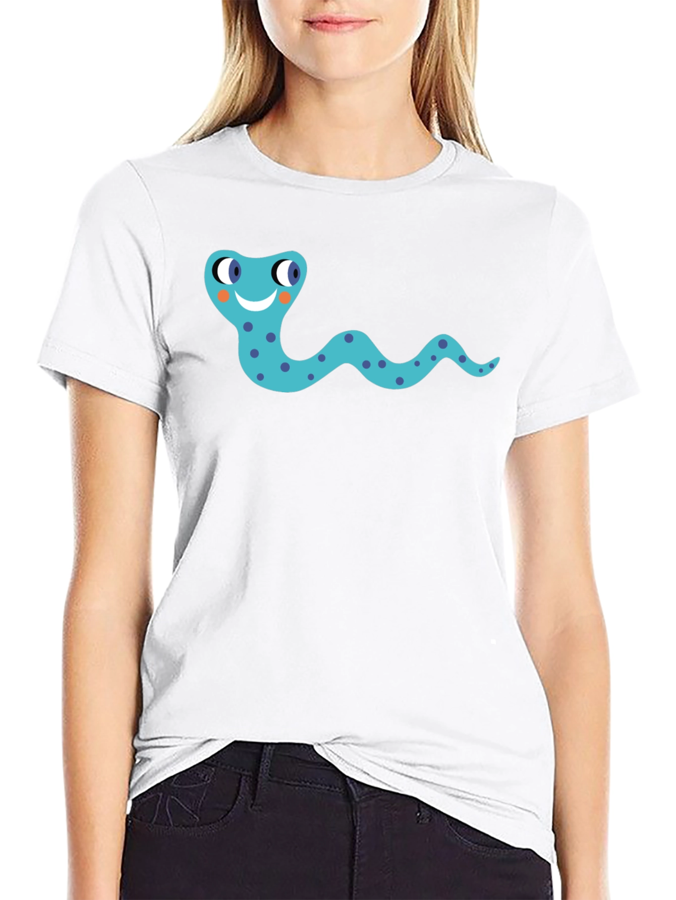 Snake Graphic Black T-Shirt