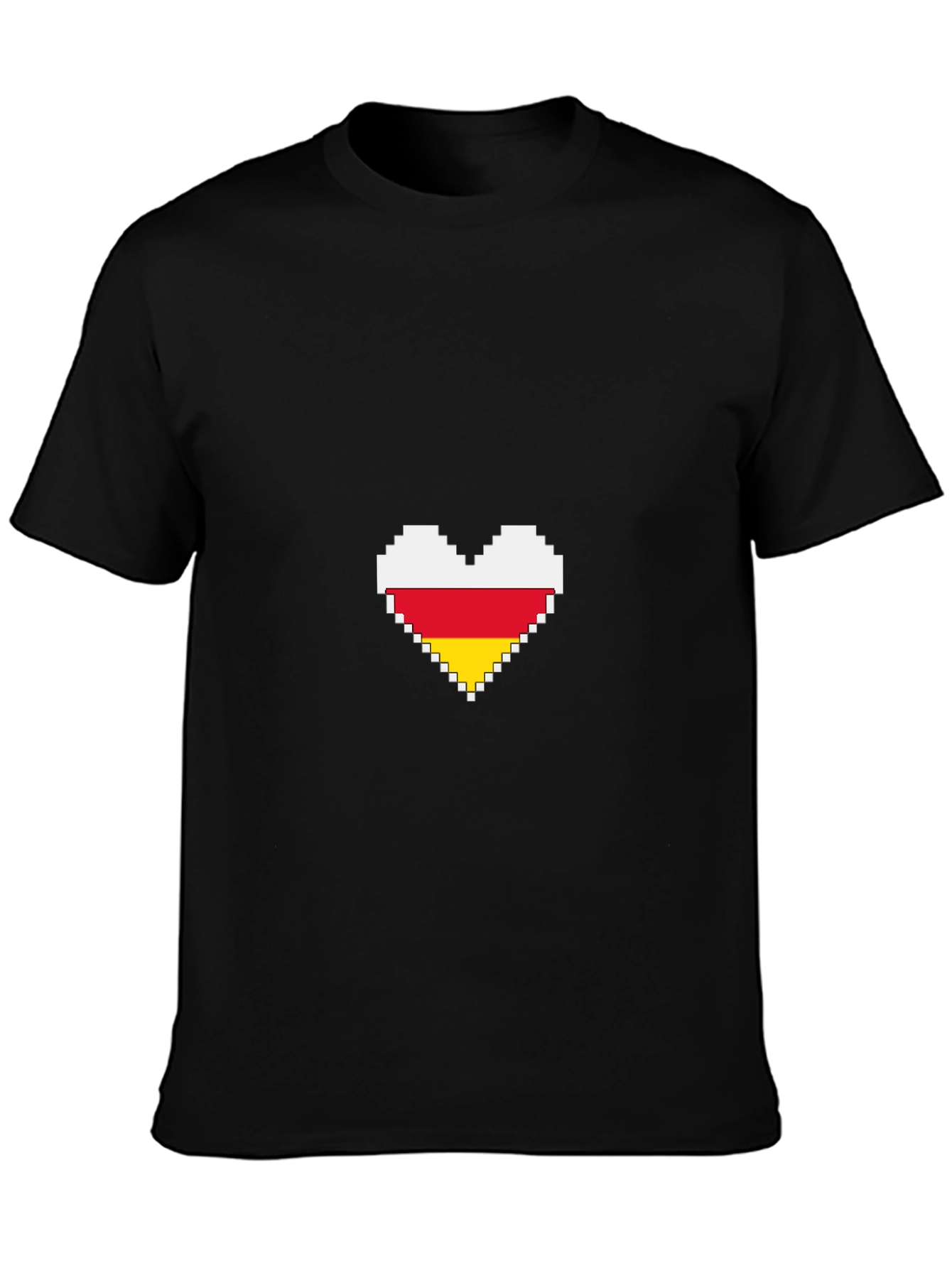Pixel Heart Flag T-Shirt