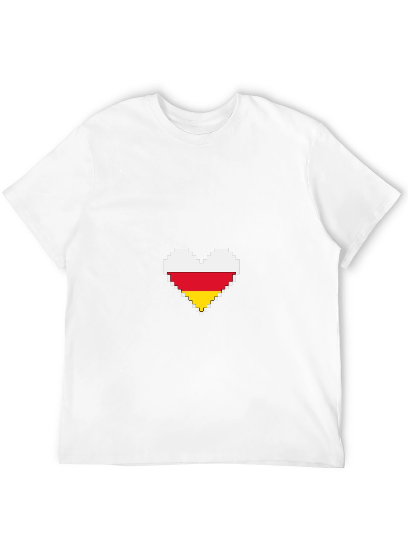 Pixel Heart Flag T-Shirt