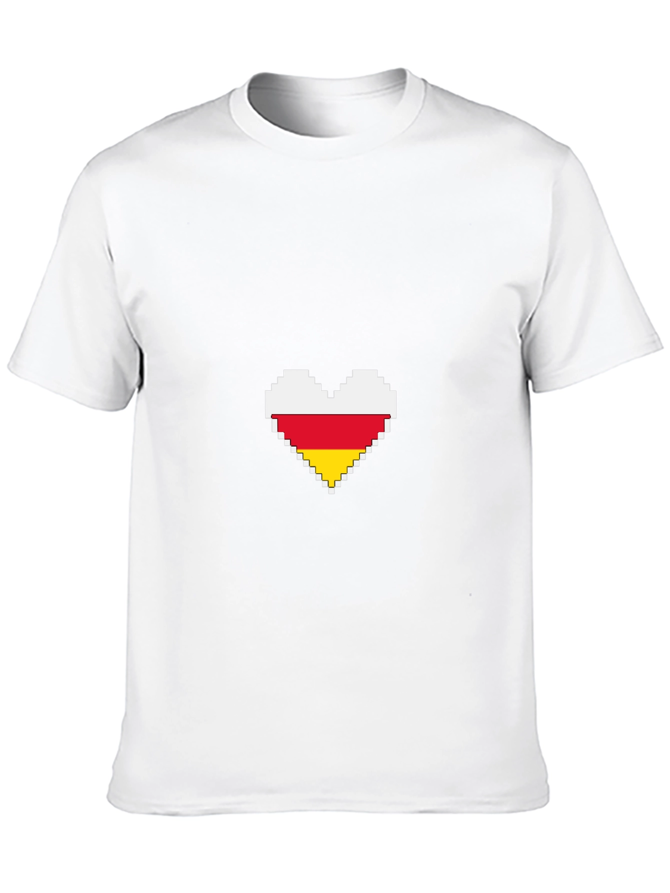 Pixel Heart Flag T-Shirt
