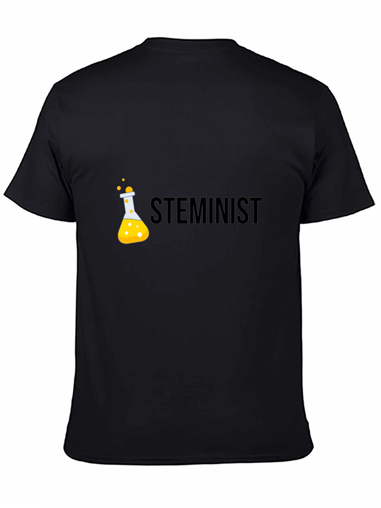 STEMinist Black T-Shirt - Science & Equality