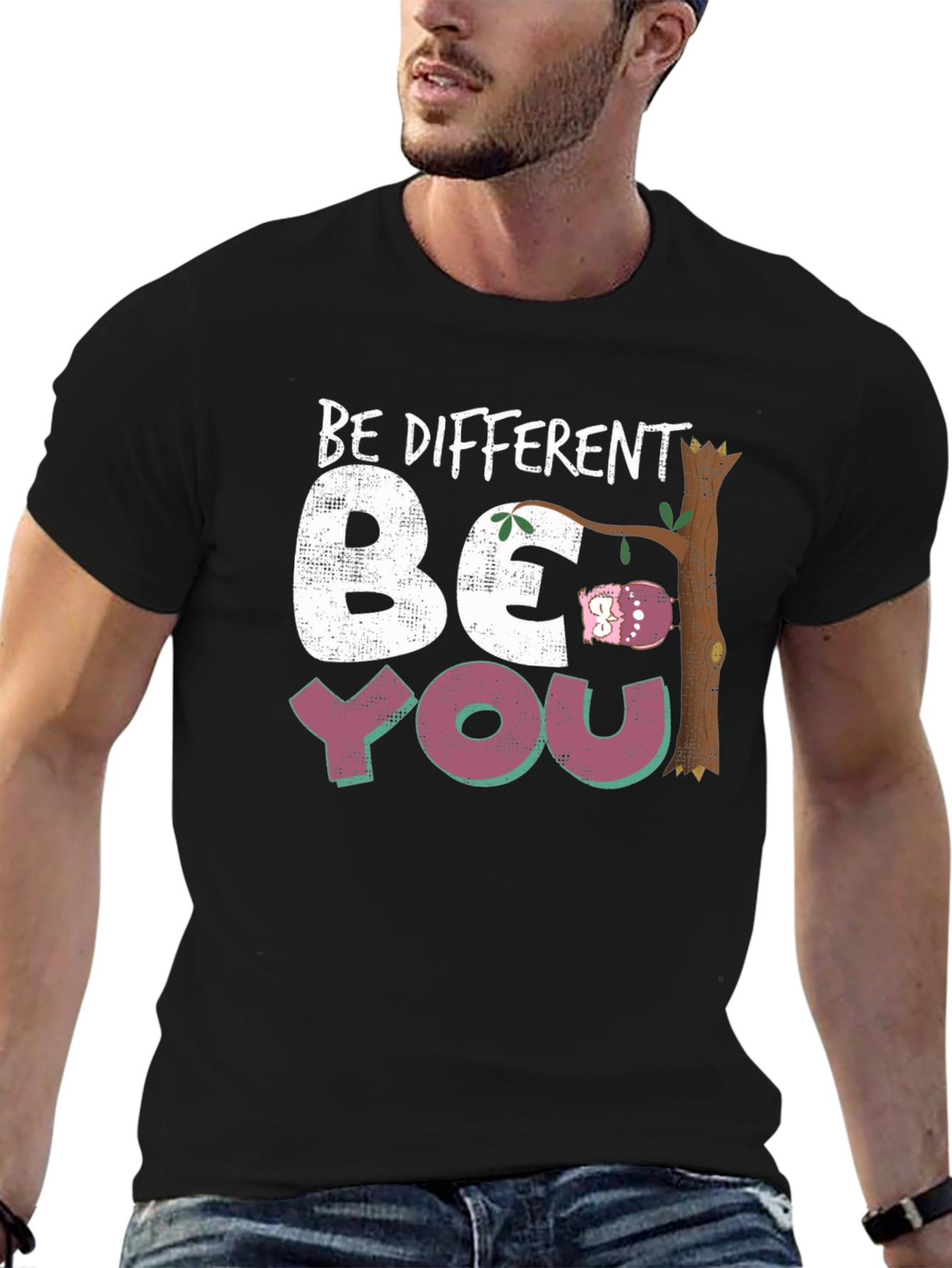 Be Different Be You Owl Graphic Tee