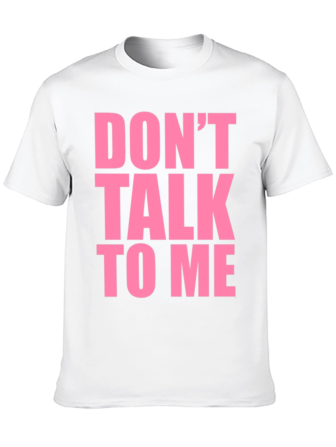 Dont Talk To Me Graphic Tee - Black