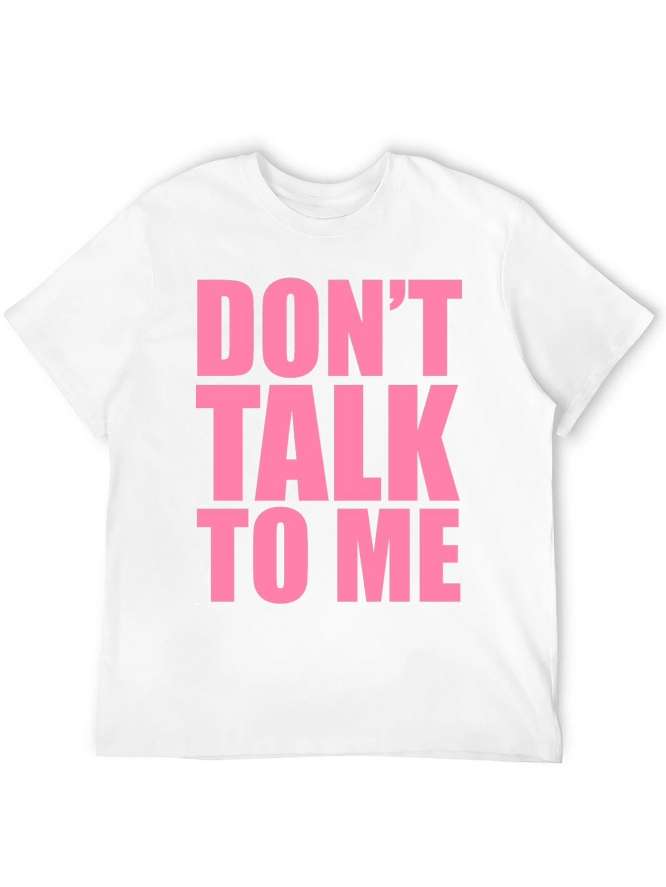 Dont Talk To Me Graphic Tee - Black