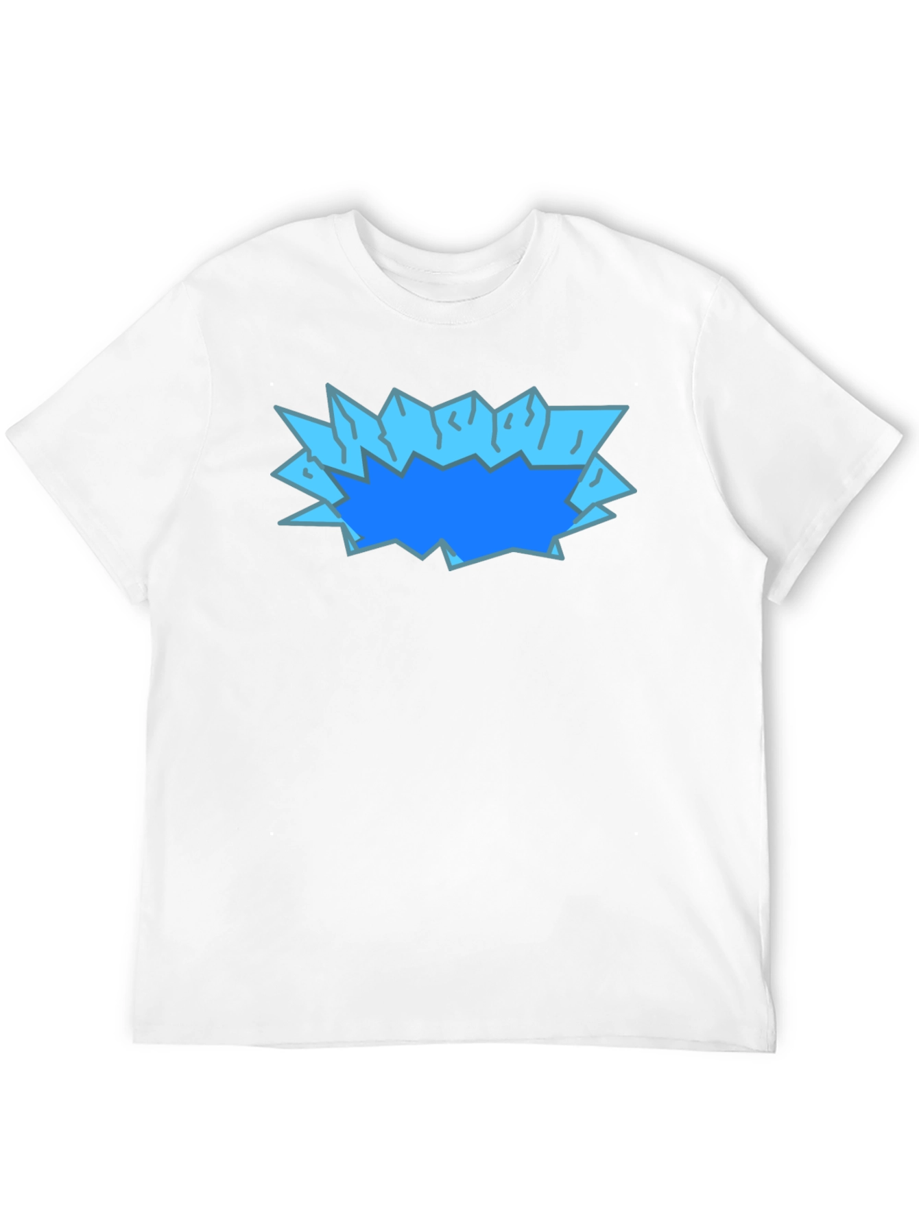 Ice Shatter Graphic Tee - Bold & Unique Design