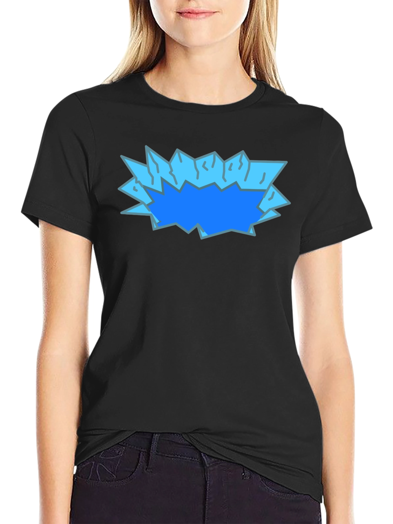 Ice Shatter Graphic Tee - Bold & Unique Design