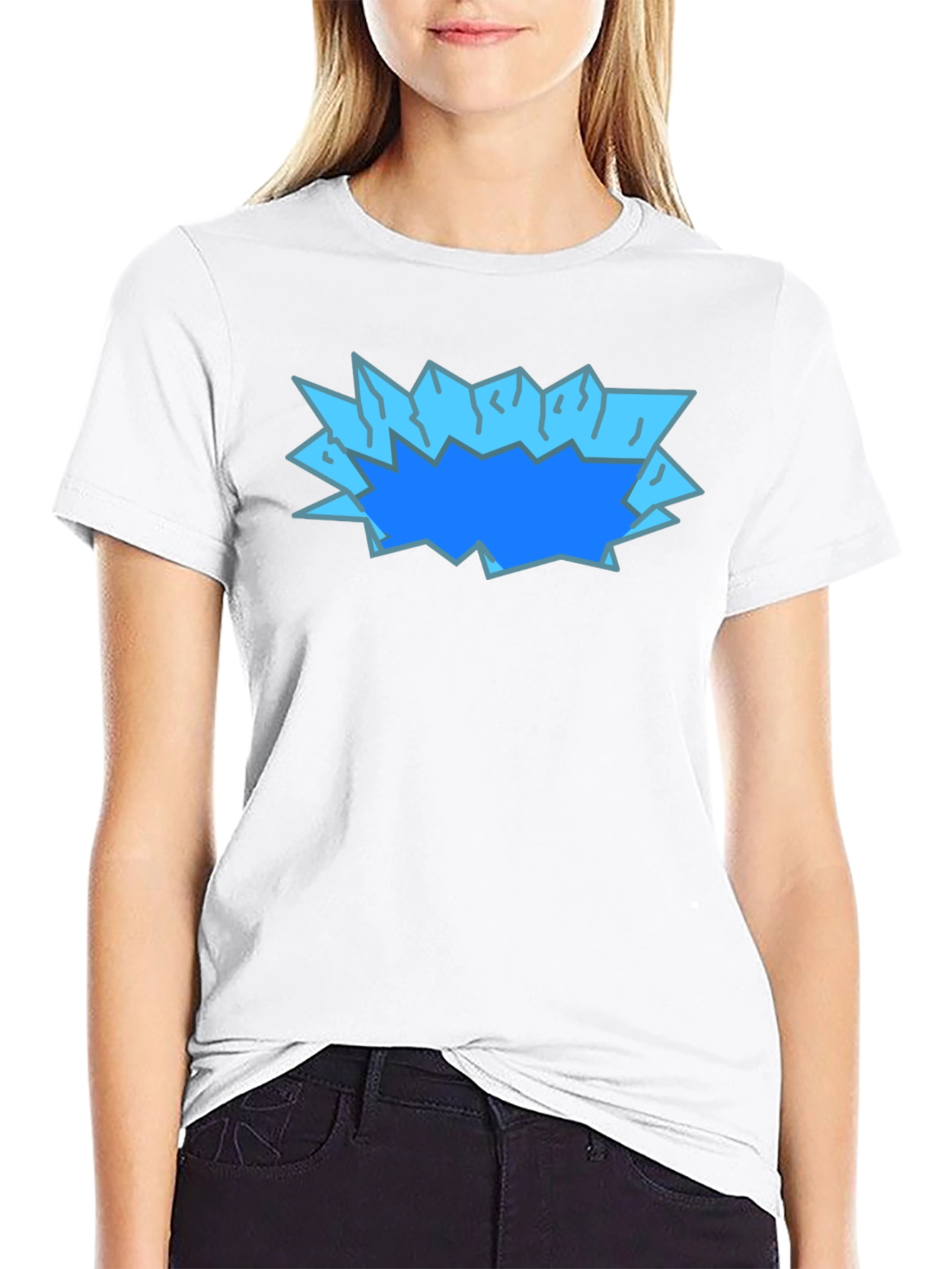 Ice Shatter Graphic Tee - Bold & Unique Design