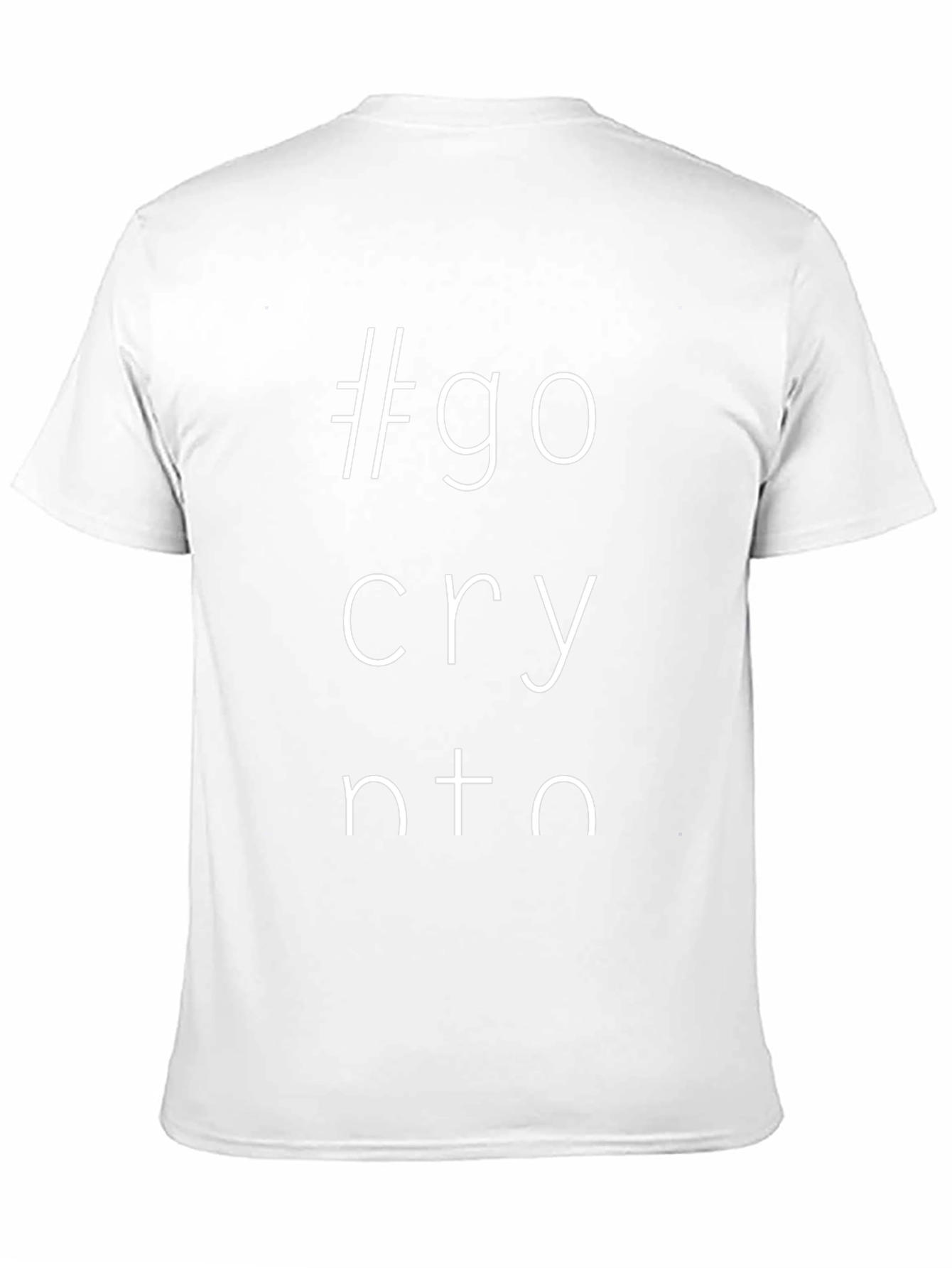 #go cry nto T-Shirt - Black Graphic Tee