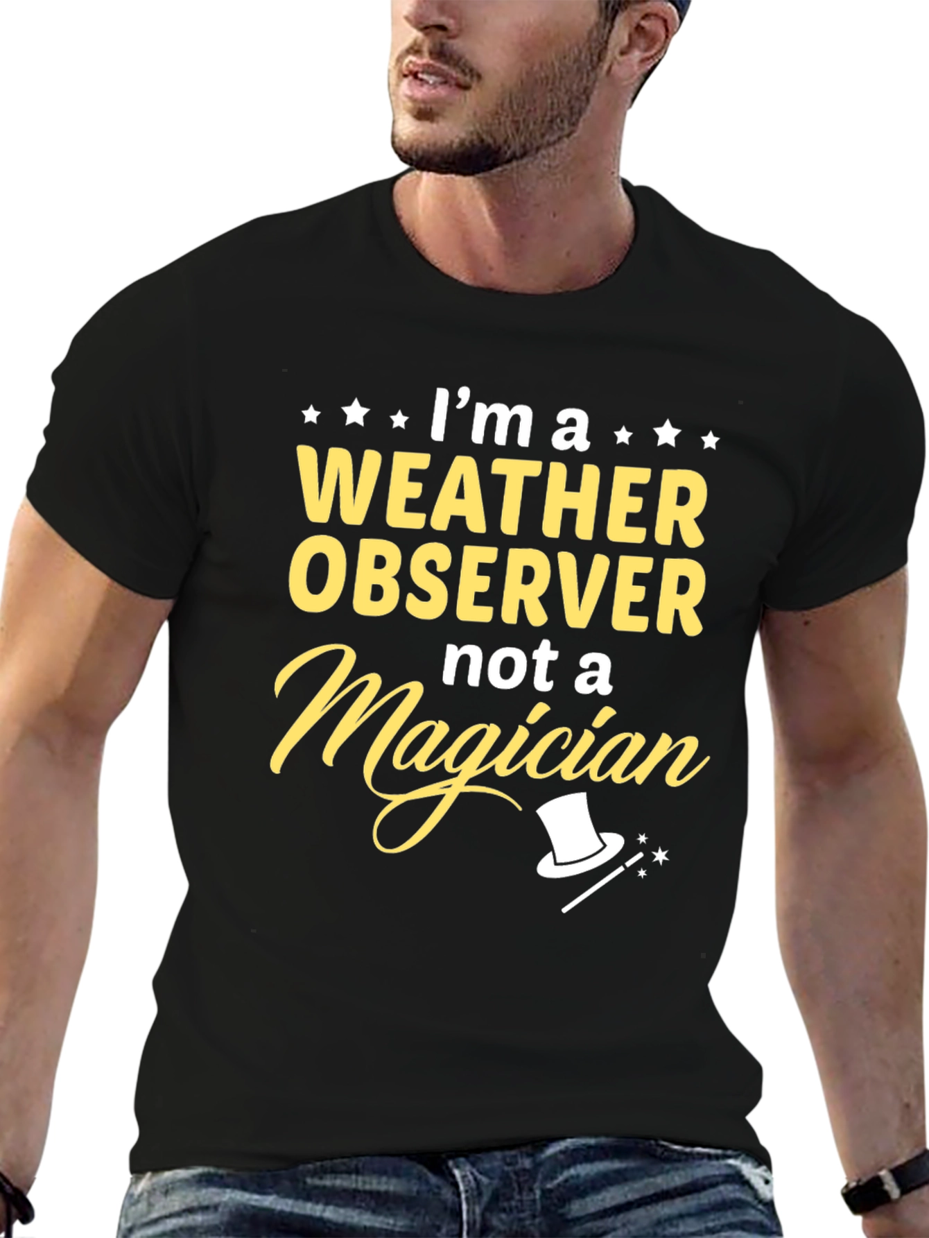 Weather Observer Not a Magician T-Shirt