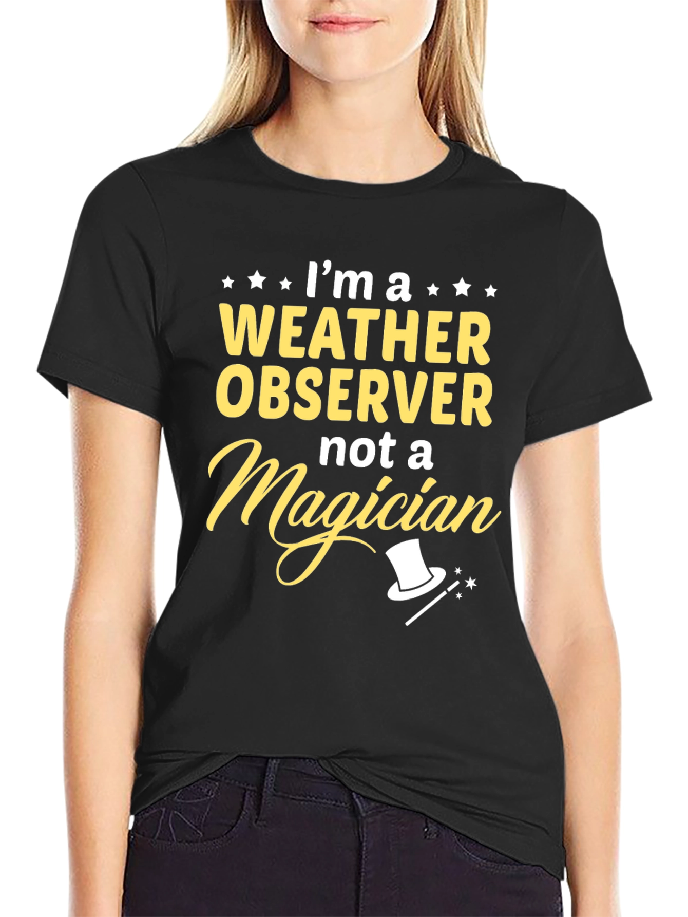 Weather Observer Not a Magician T-Shirt