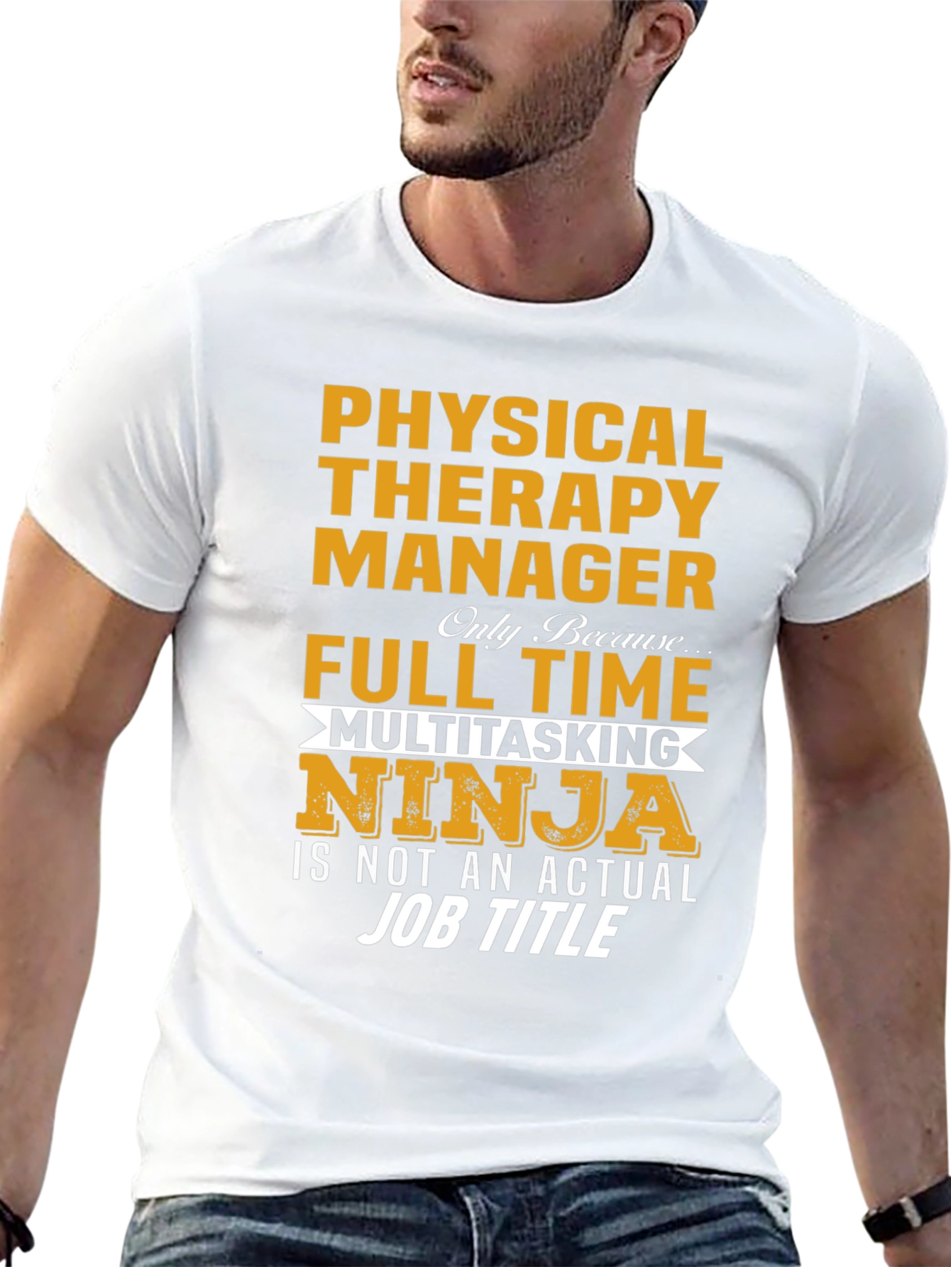Physical Therapy Manager Full Time Ninja T-Shirt