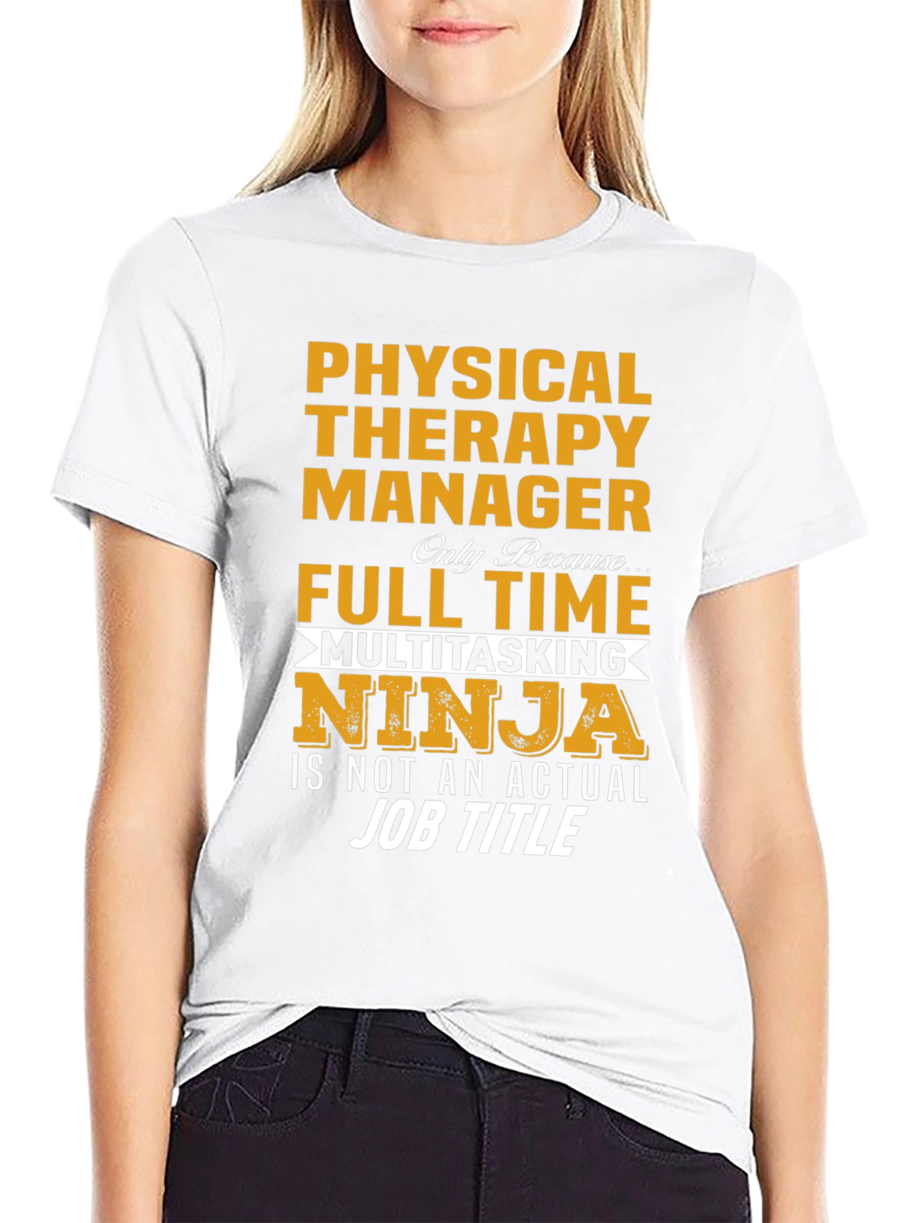 Physical Therapy Manager Full Time Ninja T-Shirt