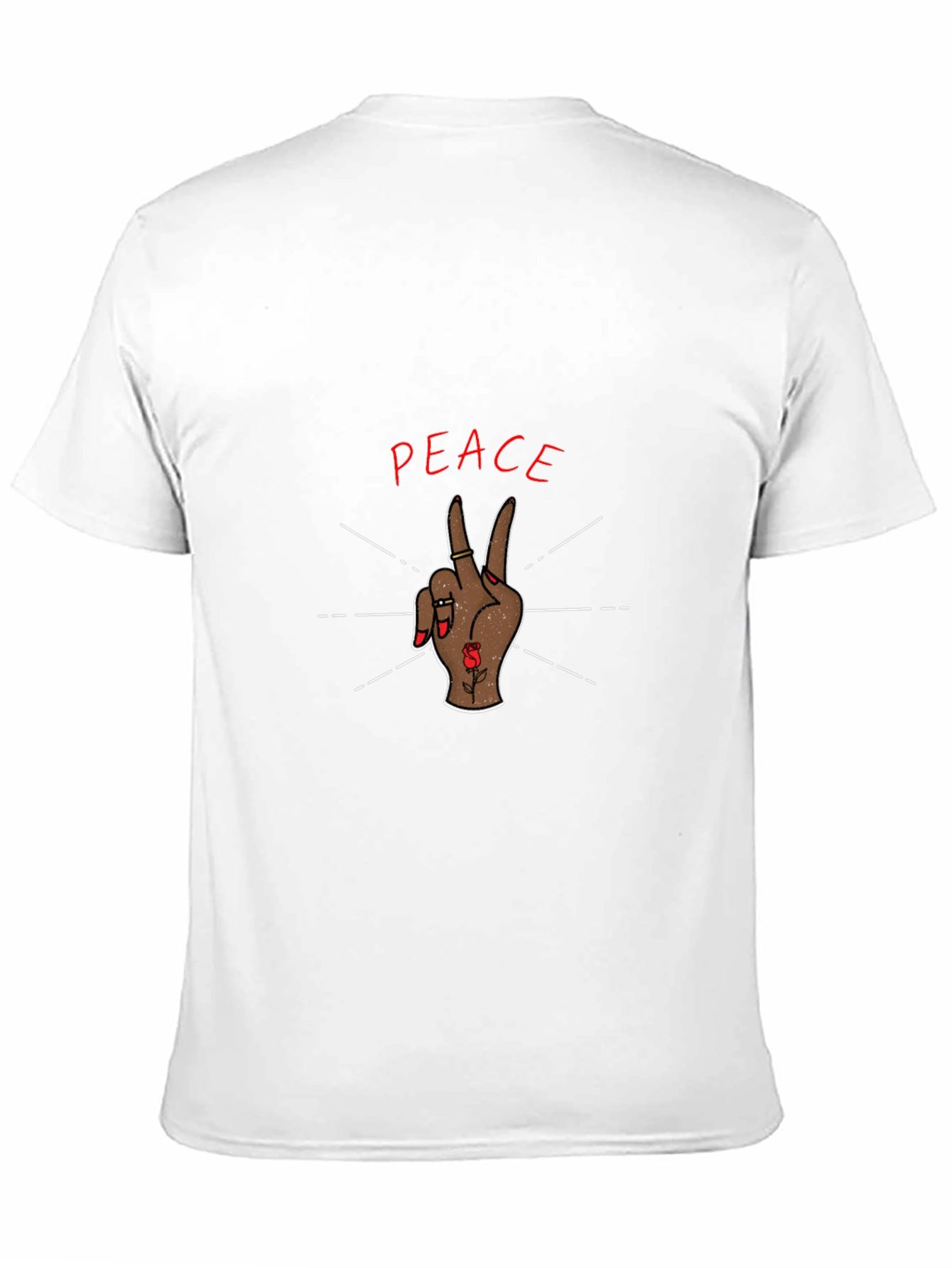 Peace Sign Graphic Tee - Stylish & Comfortable