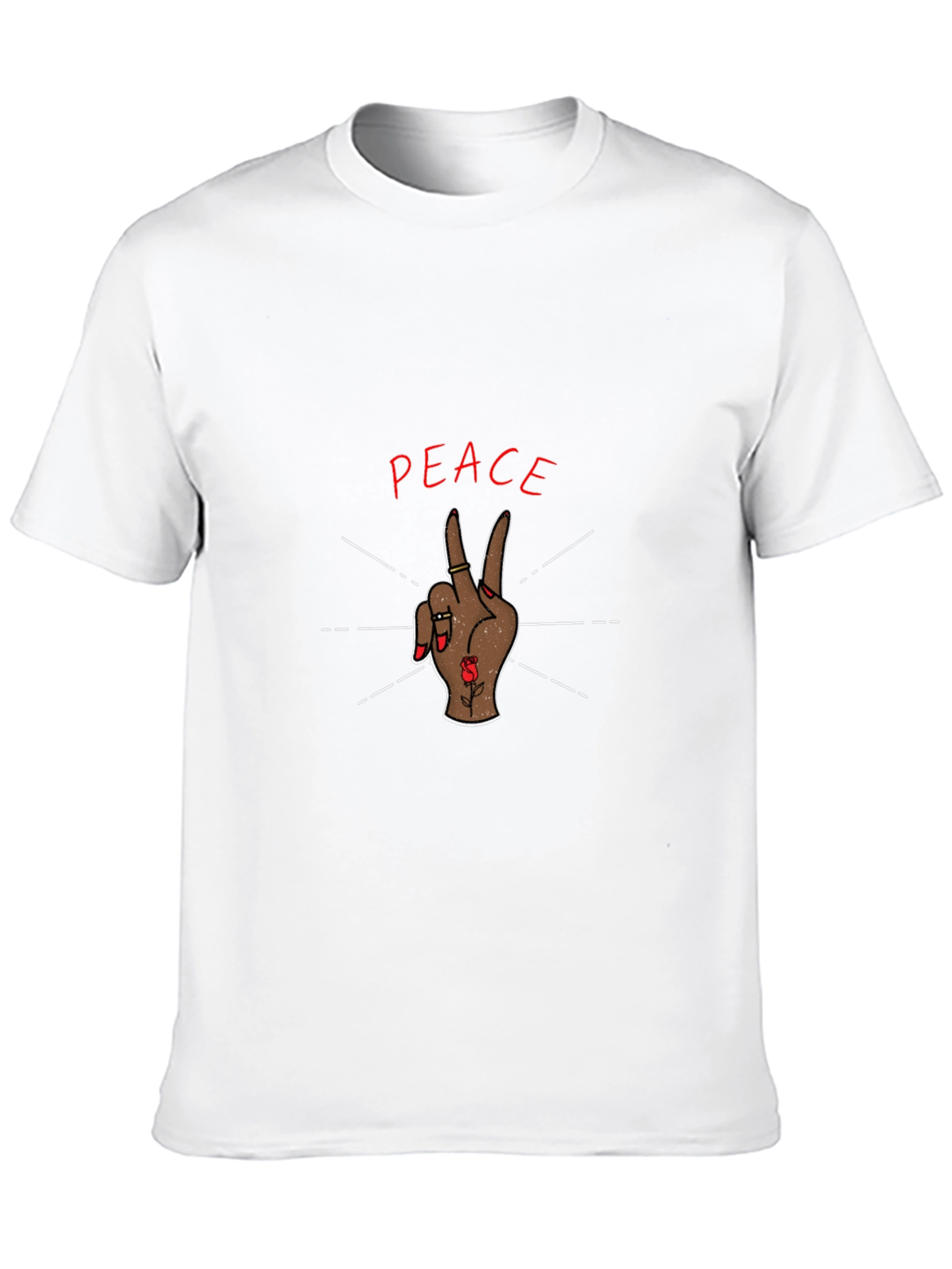 Peace Sign Graphic Tee - Stylish & Comfortable
