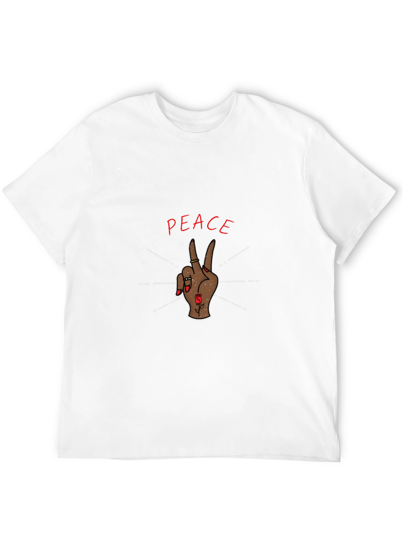 Peace Sign Graphic Tee - Stylish & Comfortable