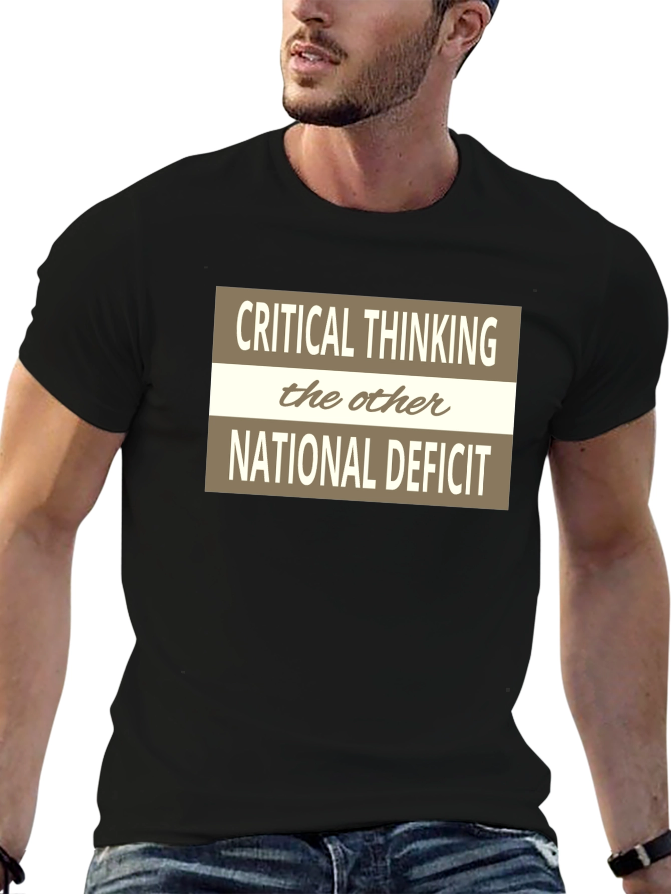 Critical Thinking Graphic Tee - The Other National Deficit
