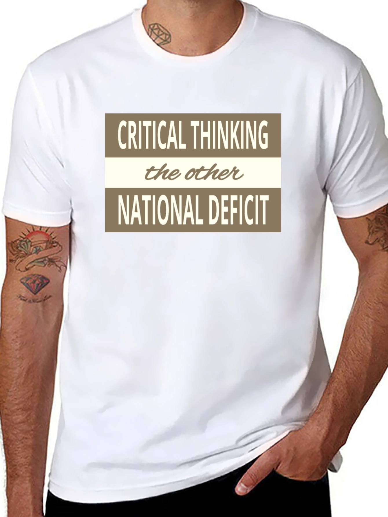 Critical Thinking Graphic Tee - The Other National Deficit