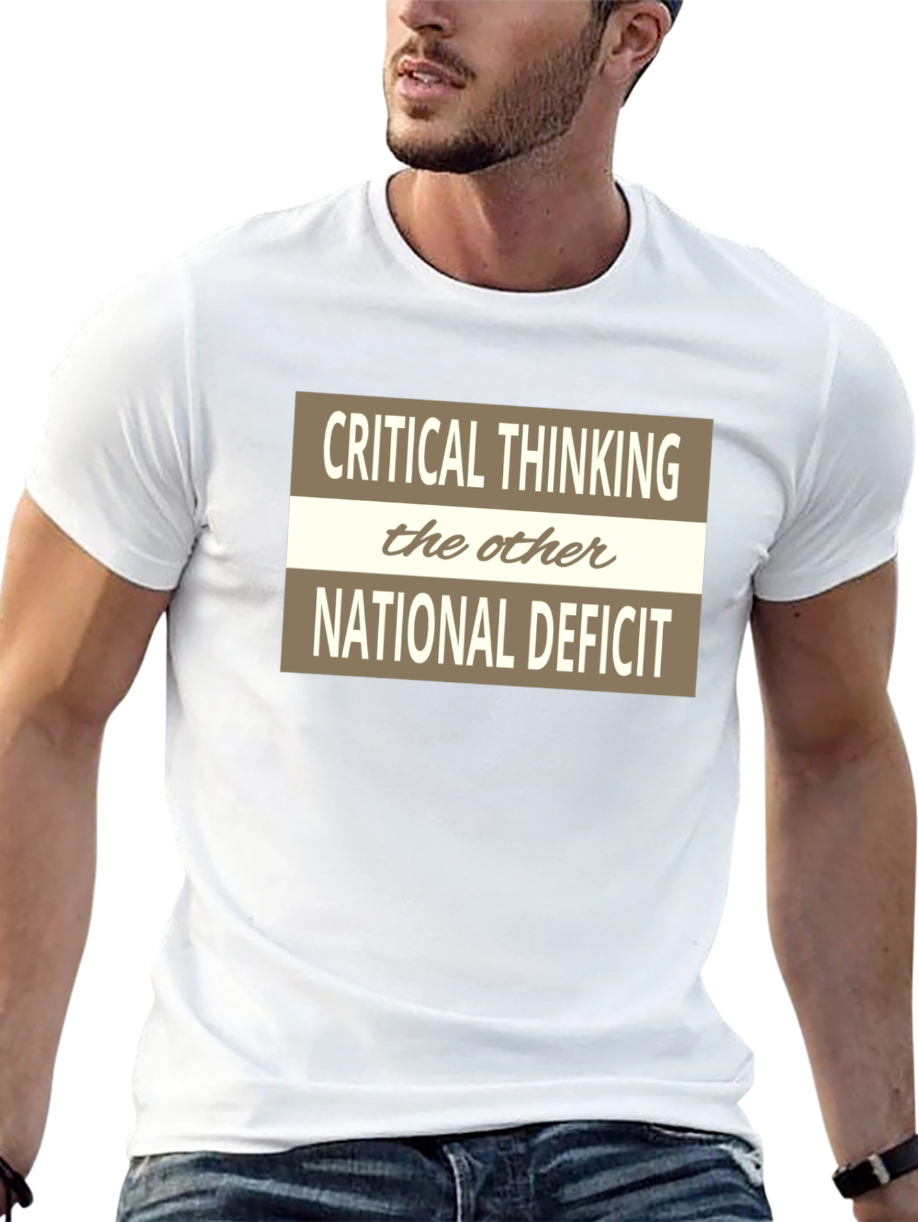 Critical Thinking Graphic Tee - The Other National Deficit