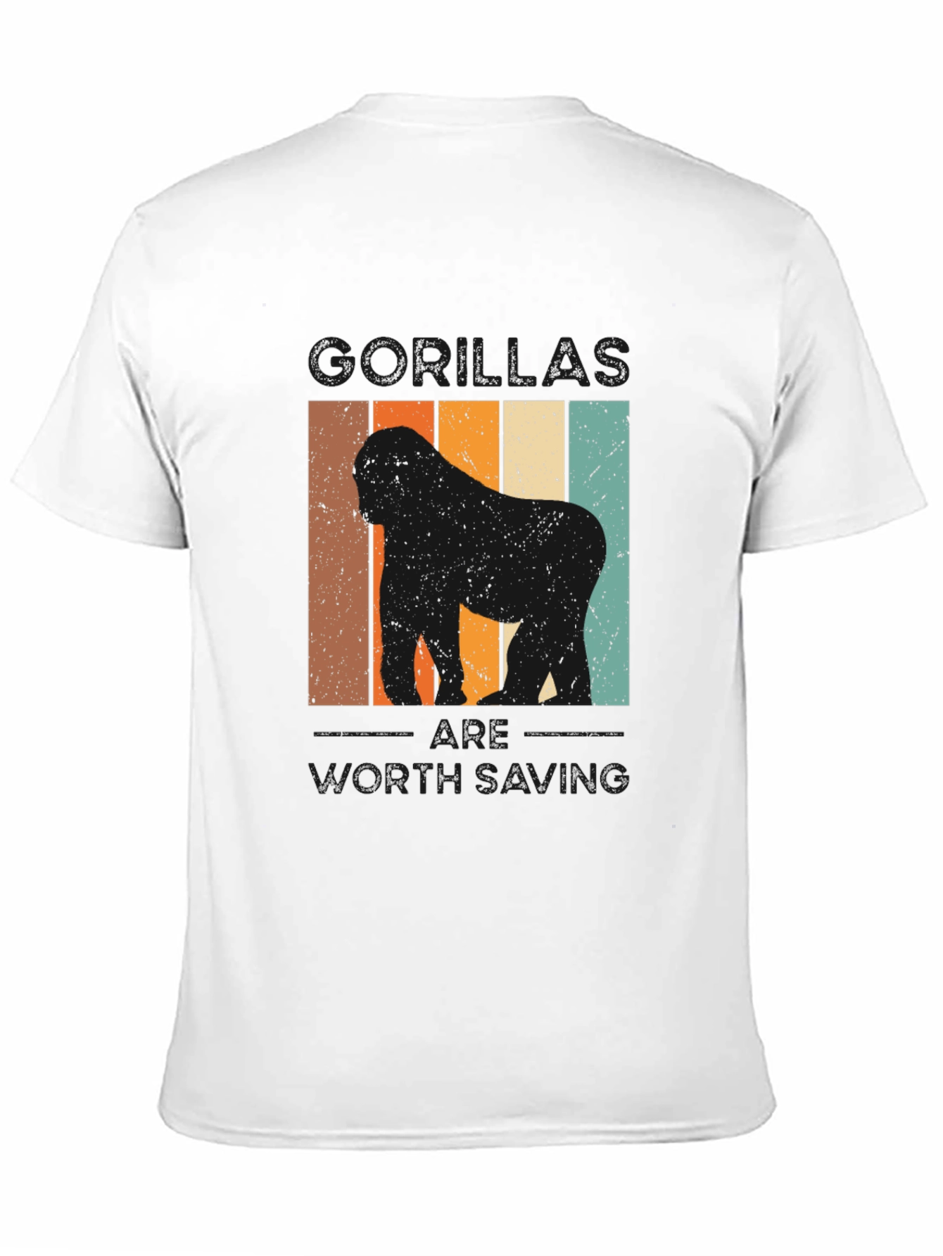 Gorilla T-Shirt - Retro Style Unique Design