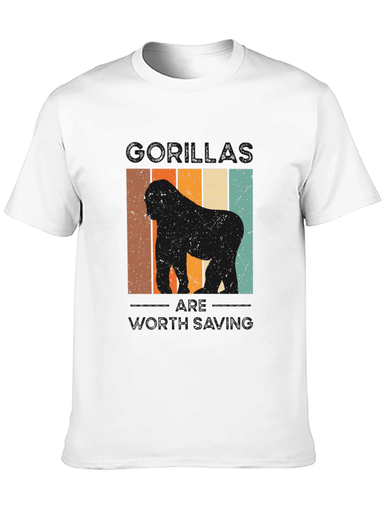 Gorilla T-Shirt - Retro Style Unique Design