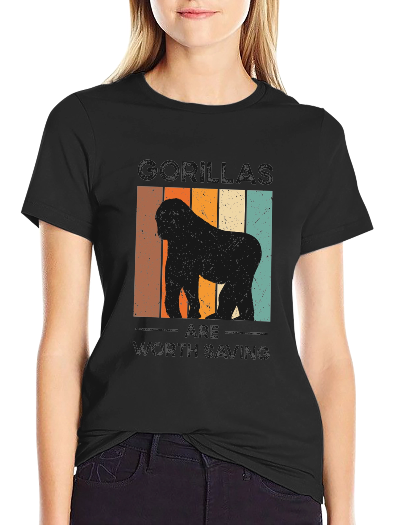 Gorilla T-Shirt - Retro Style Unique Design