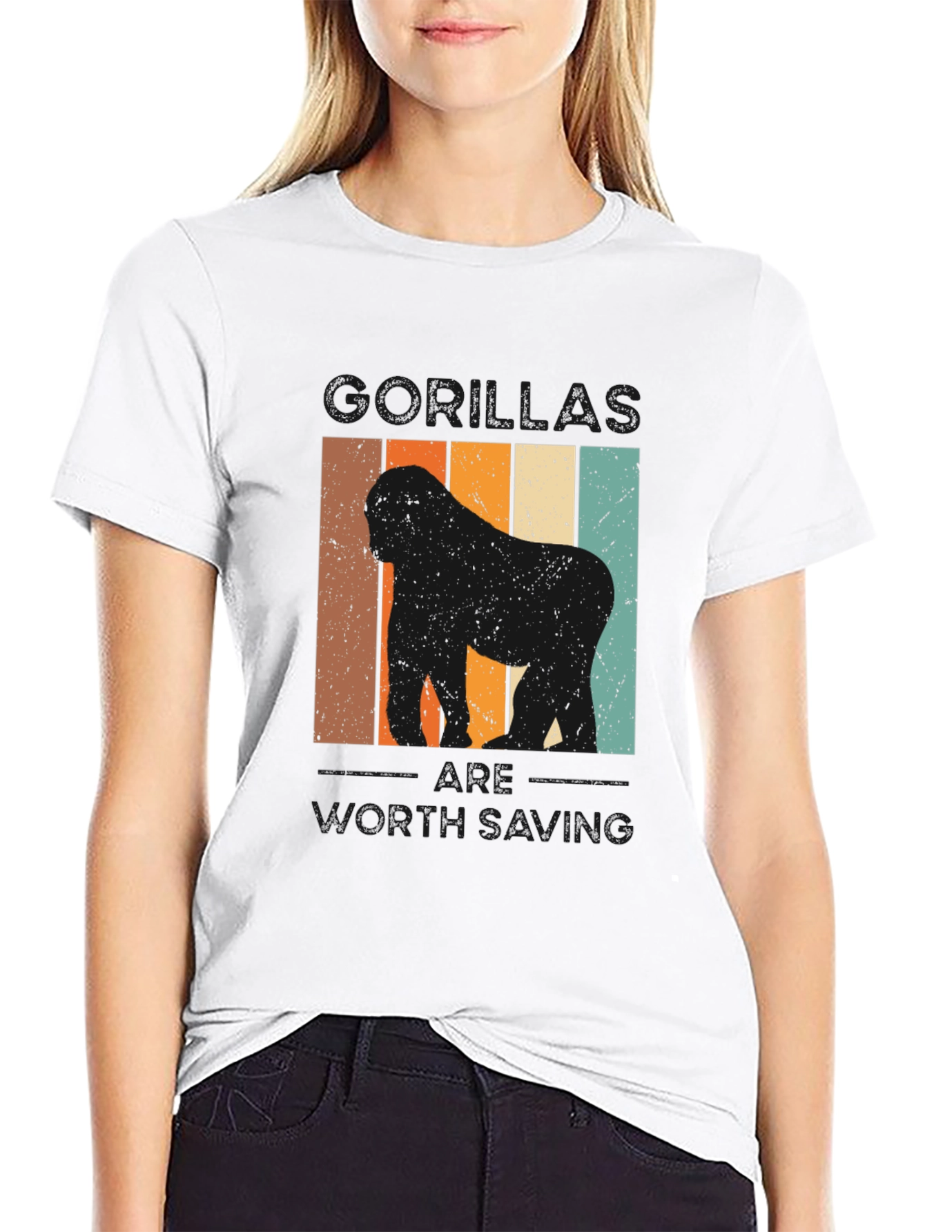 Gorilla T-Shirt - Retro Style Unique Design
