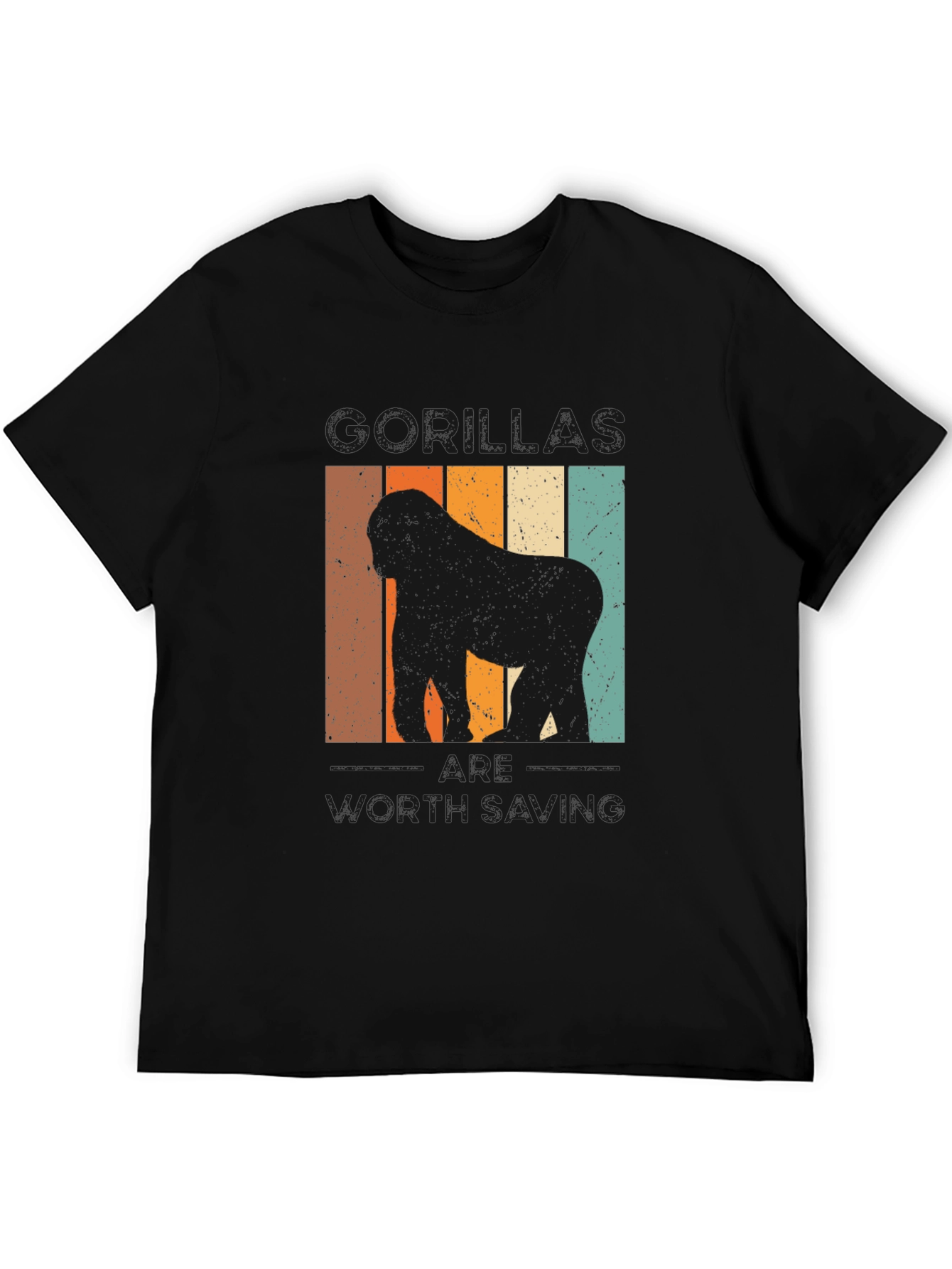 Gorilla T-Shirt - Retro Style Unique Design