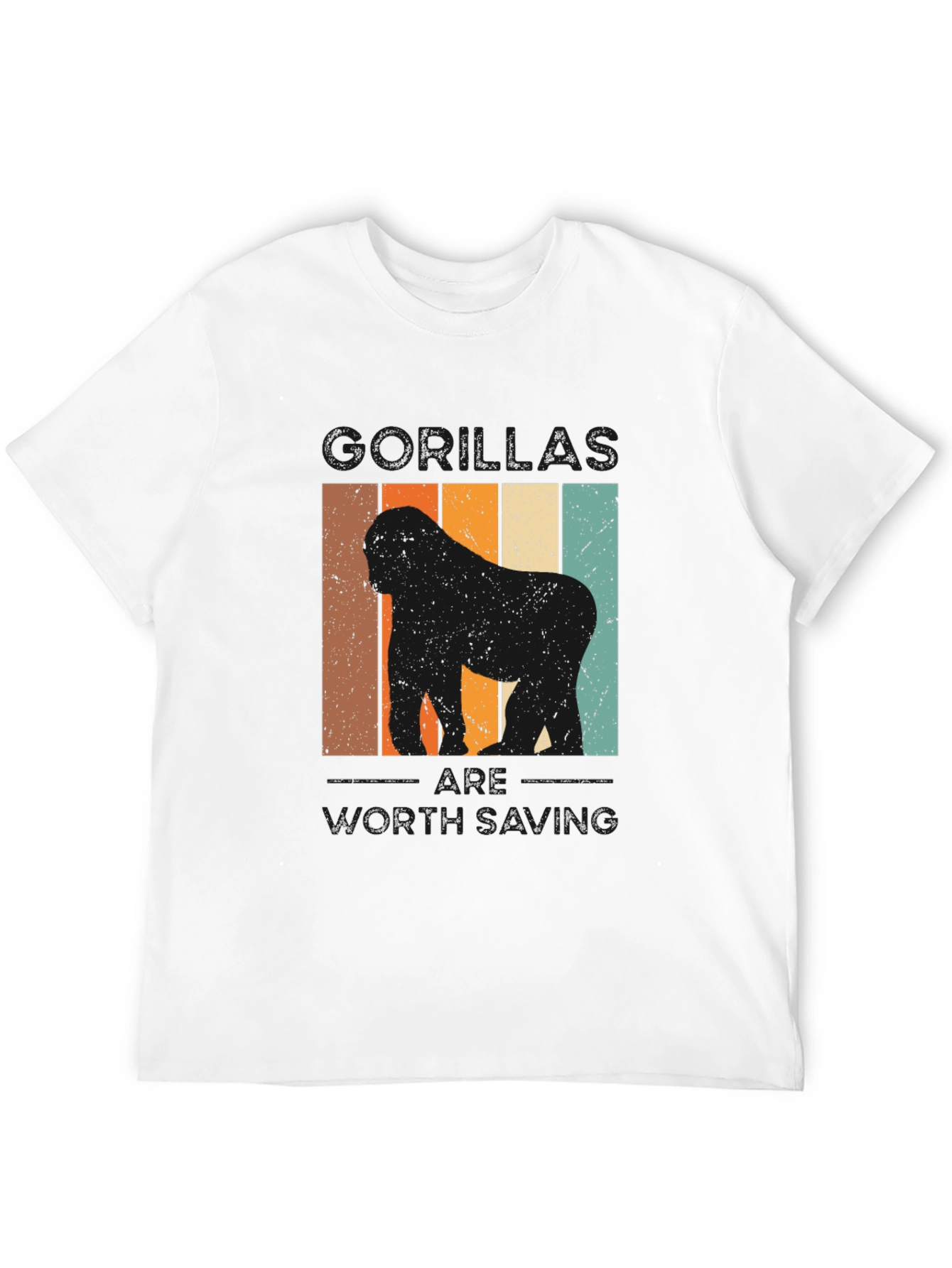 Gorilla T-Shirt - Retro Style Unique Design
