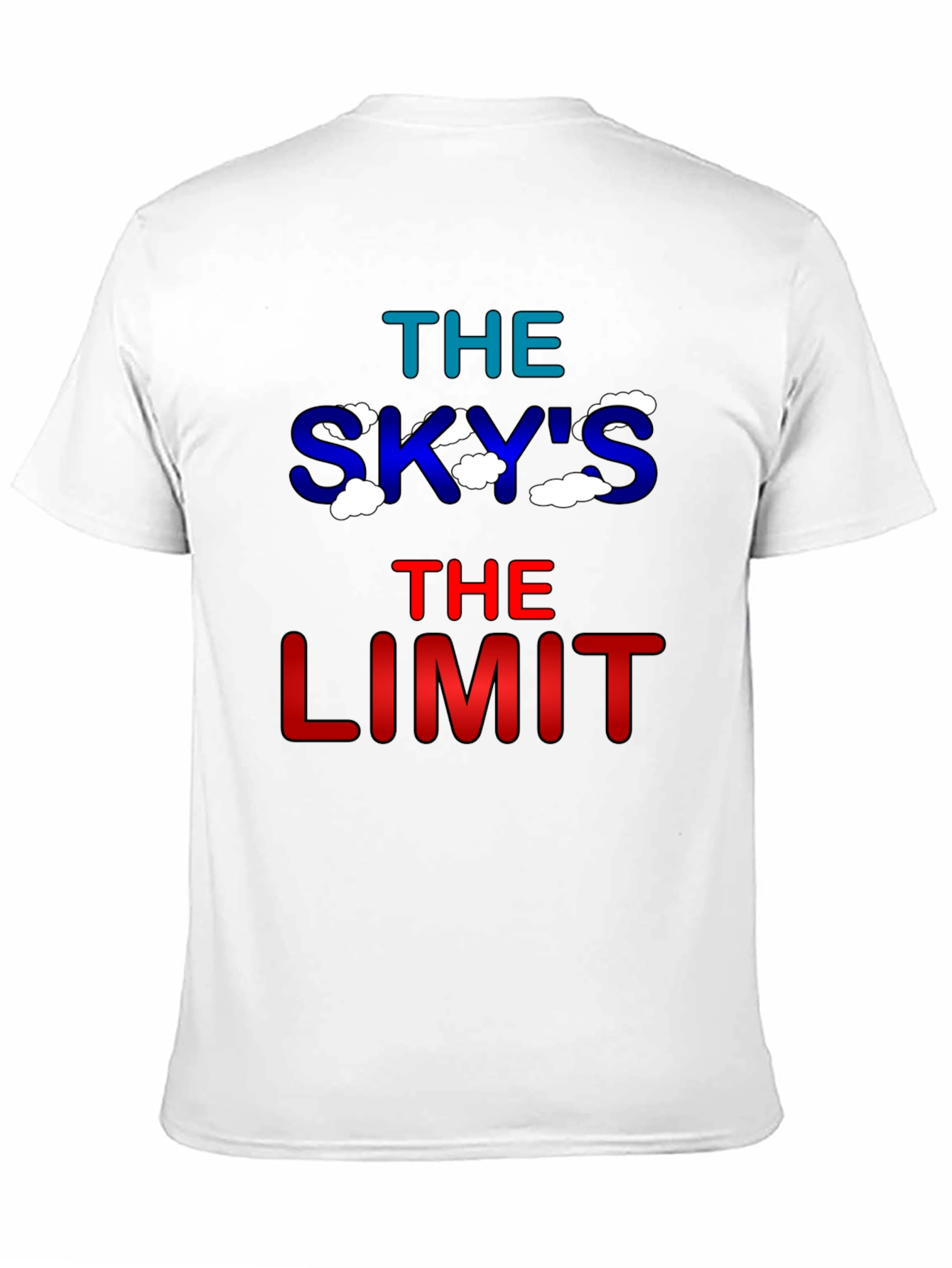 Skys The Limit Graphic Tee - Inspirational Design